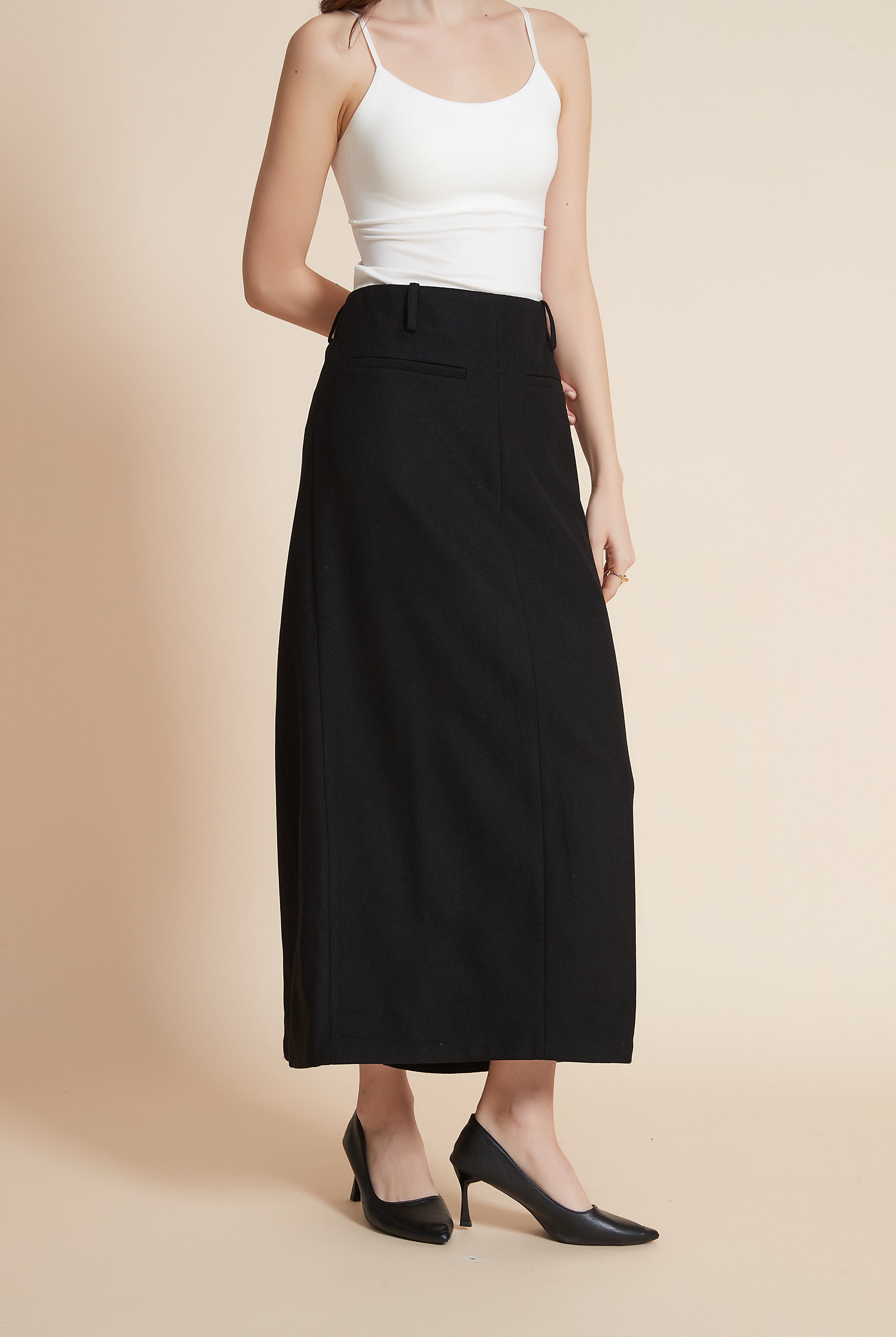 يولا تنورة ميدي سادة نسائية