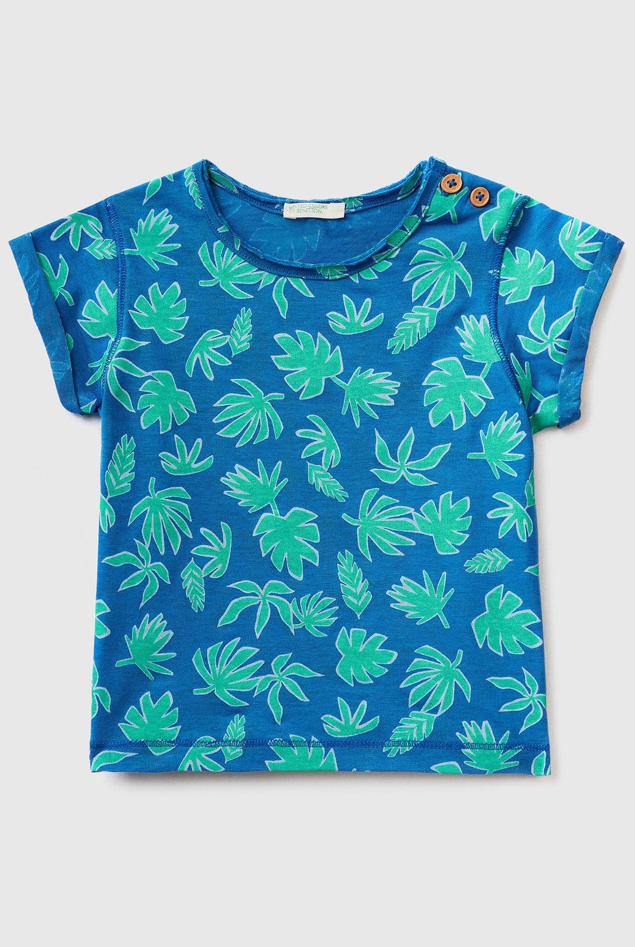 يونايتد كولورز اوف بينيتون تيشيرت بطباعة استوائية رضع