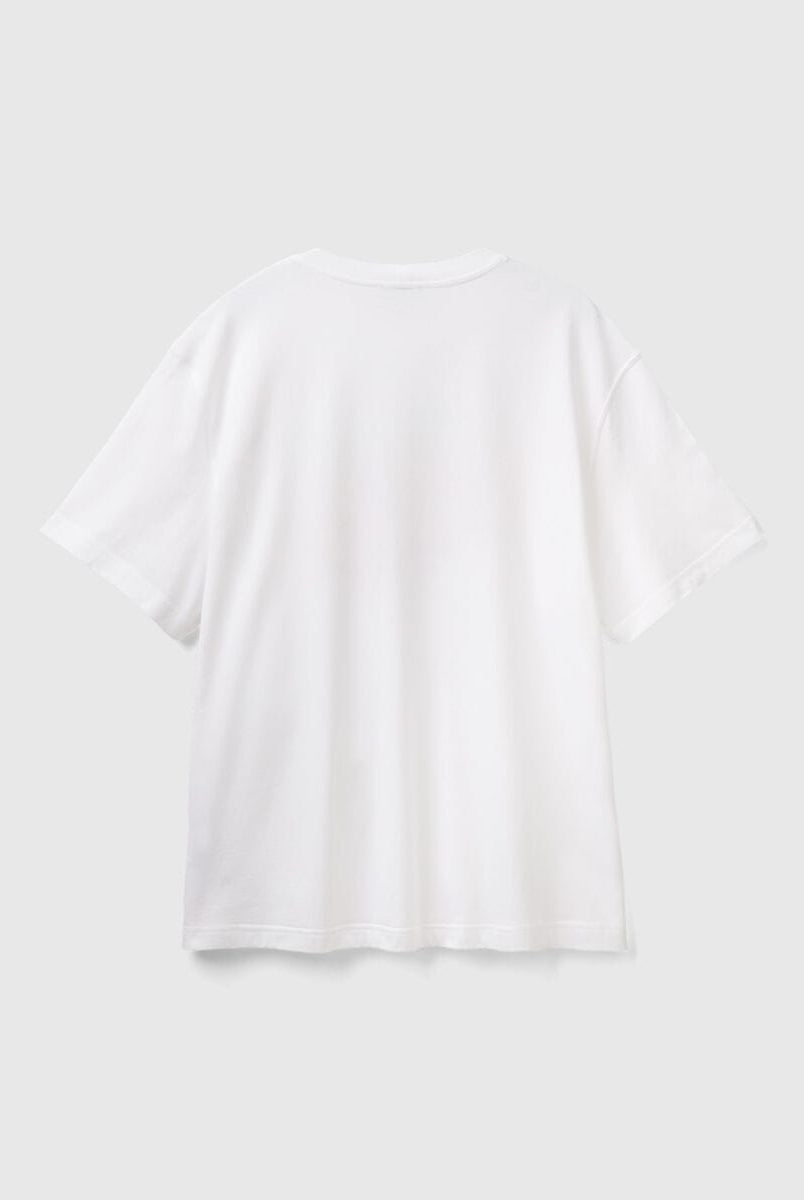 يونايتد كولورز اوف بينيتون تي شيرت رجالي كم قصير طباعة جرافيك أمامي وخلفي