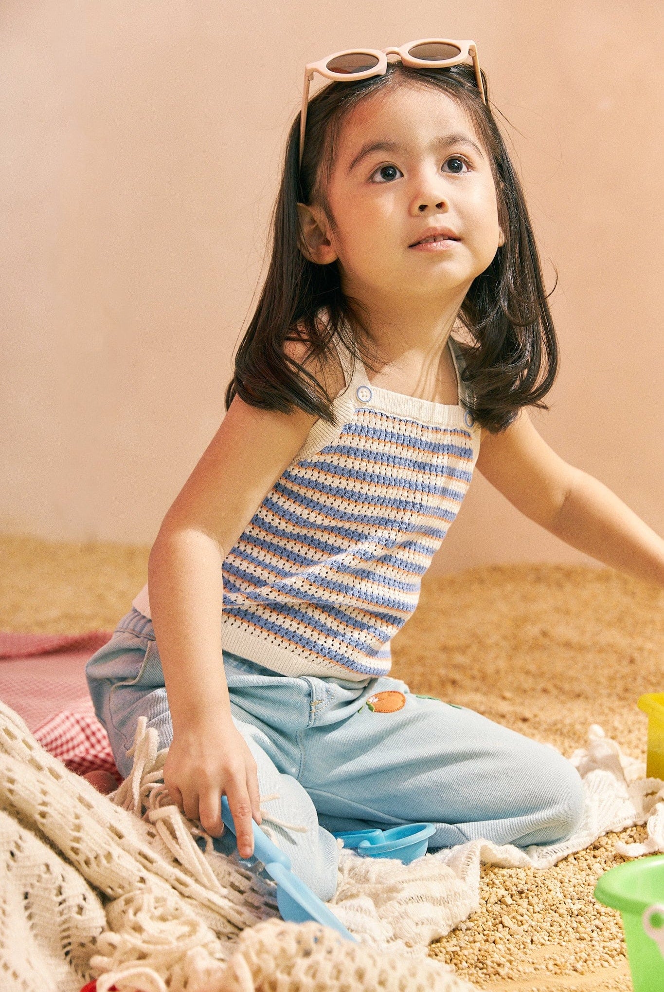 جينجرسنابس بلوزة بيبي بنات كت ملون