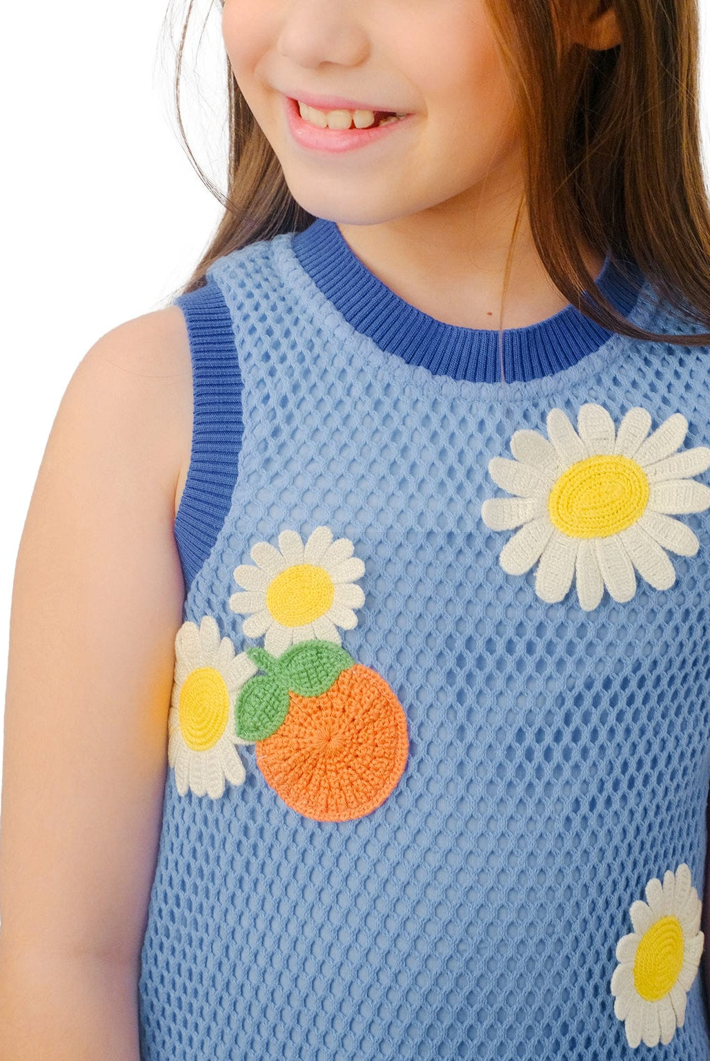 جينجرسنابس فستان بناتي مربعات مورد كت