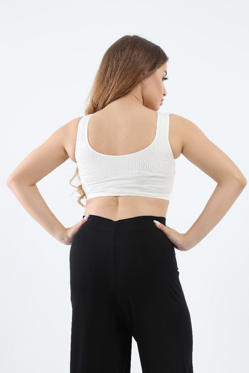 كارينا حمالة صدر مضلعة ناعمة