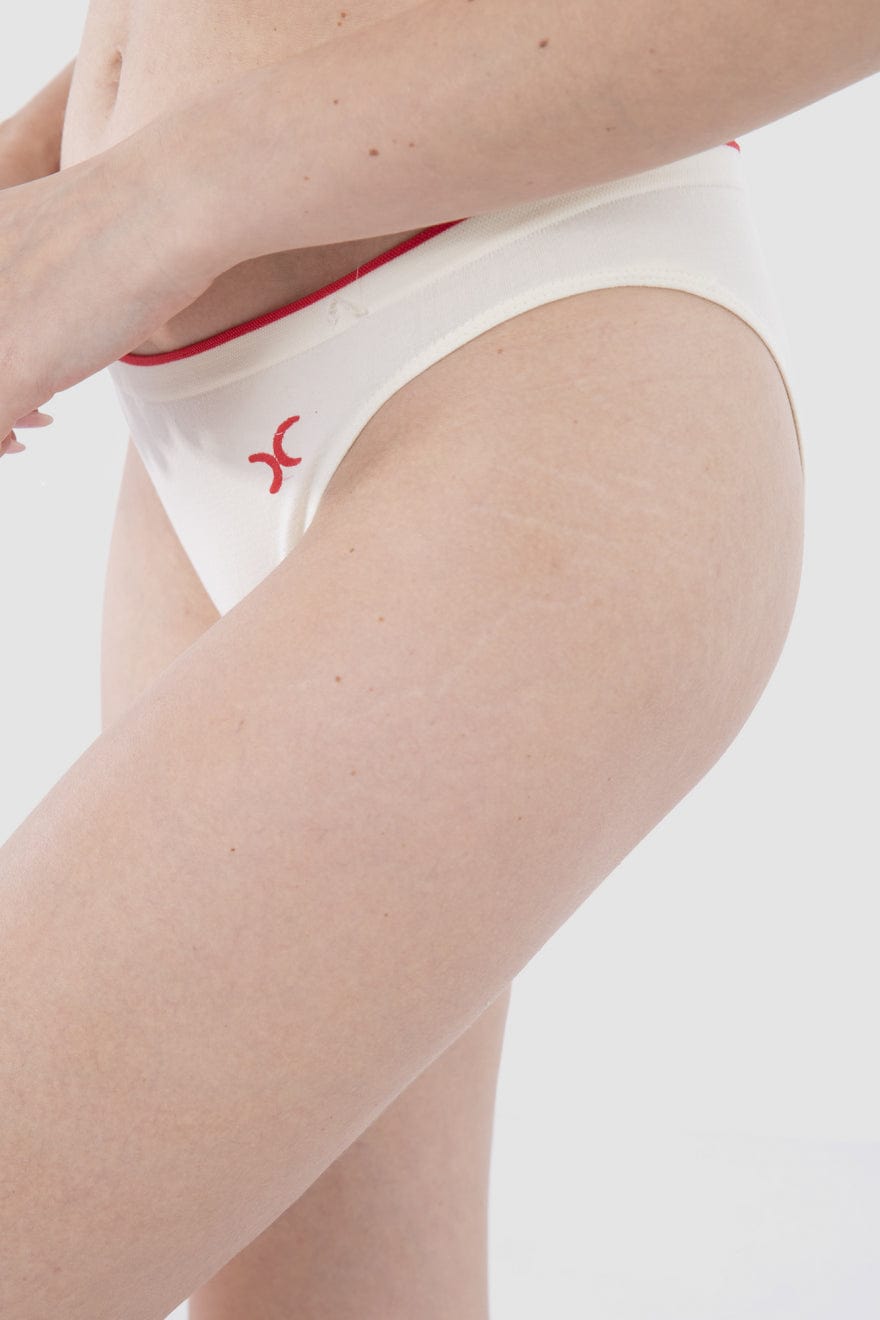 كارينا بانتي بيكيني نسائي بحواف ملونة قطن