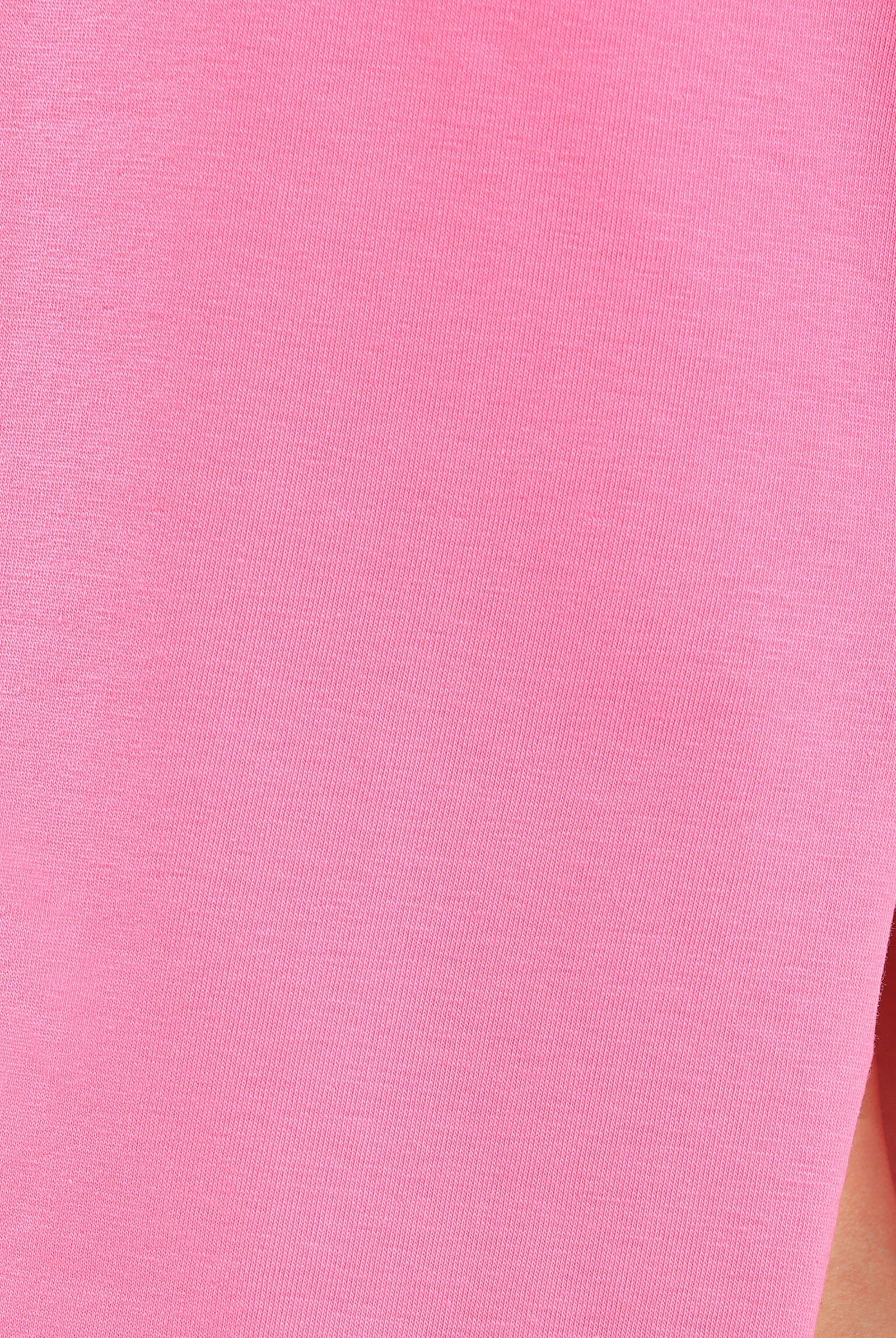 كارينا فستان ميدي سادة أوفر سايز بفتحة من أسفل نص كم