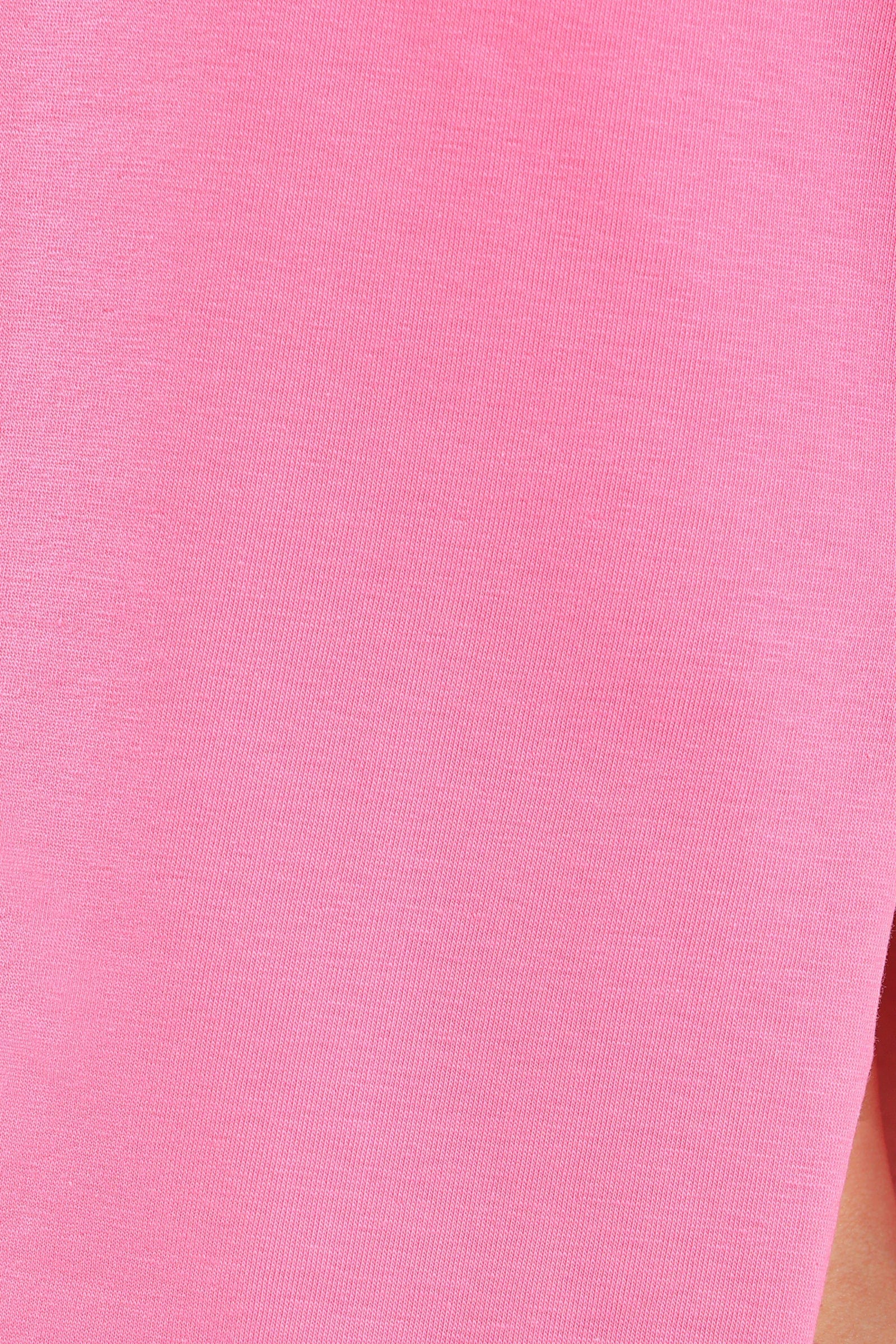 كارينا فستان ميدي سادة أوفر سايز بفتحة من أسفل نص كم