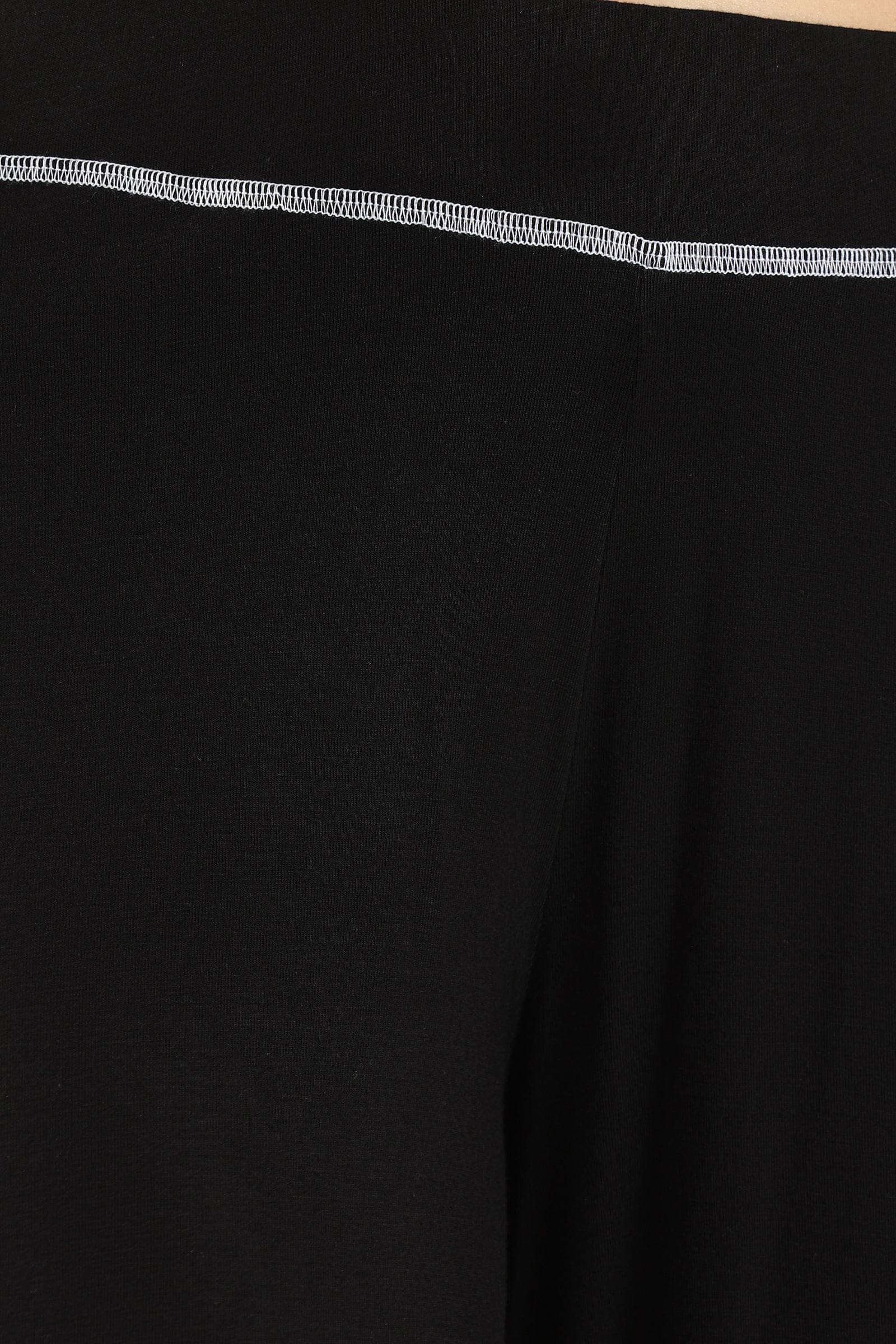 كارينا بنطلون بيجامة مطرز بالخيط خصر مرتفع واسع وطويل