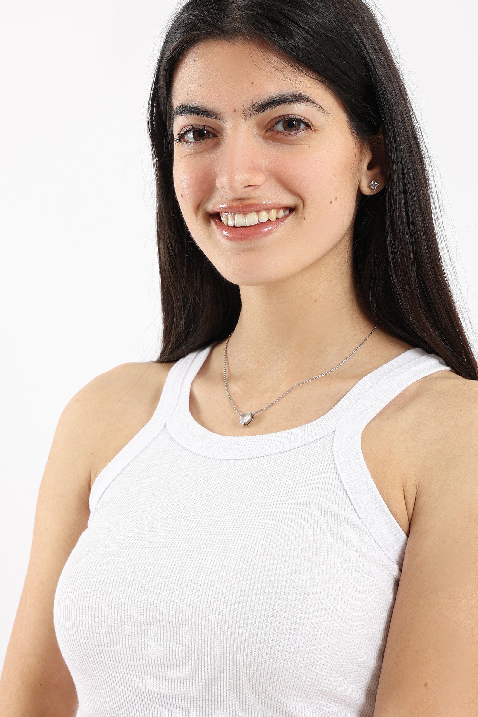 كارينا توب حمالة مضلع بقصة ضيقة