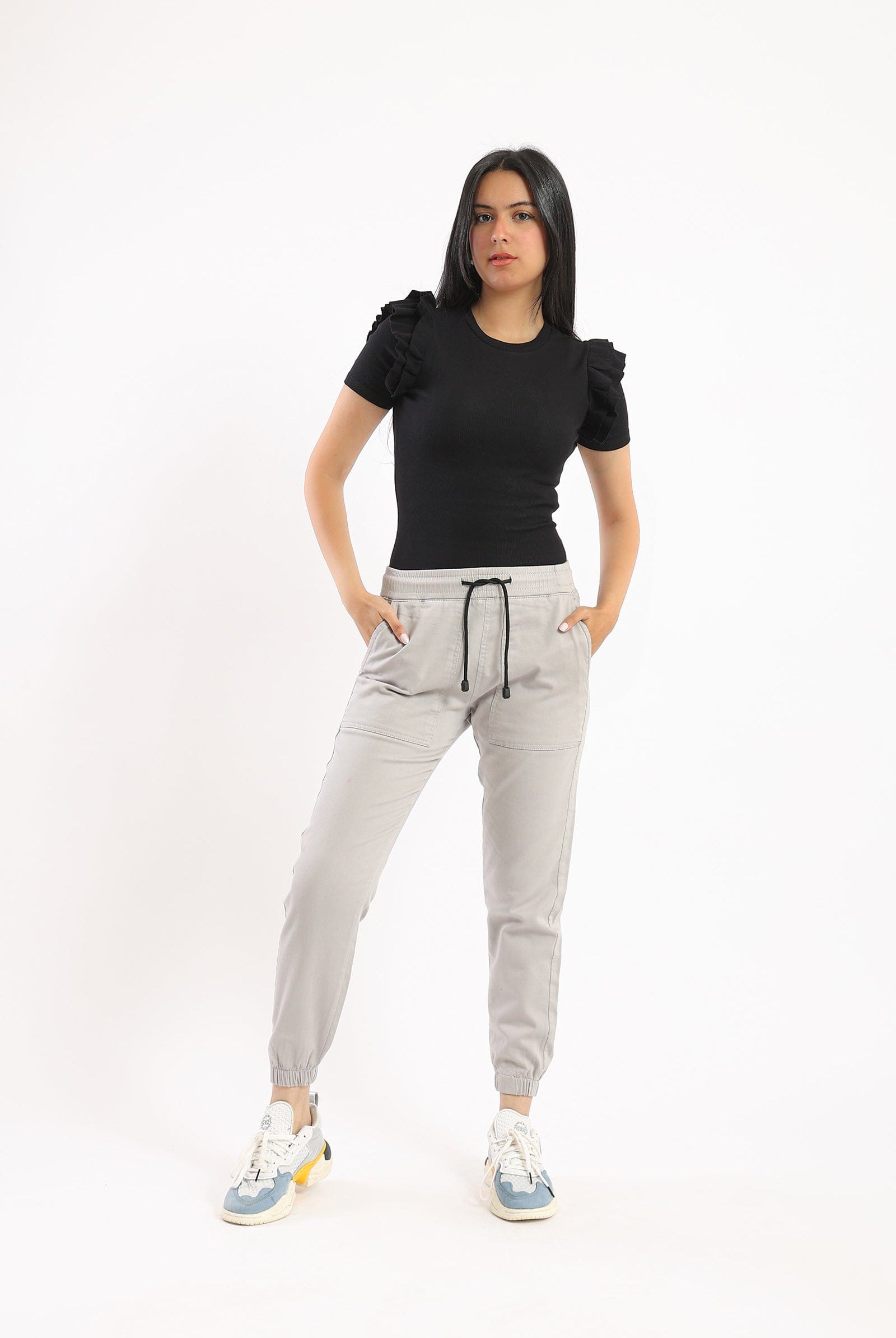 كارينا بدي سوت سادة مكشكشة نسائي