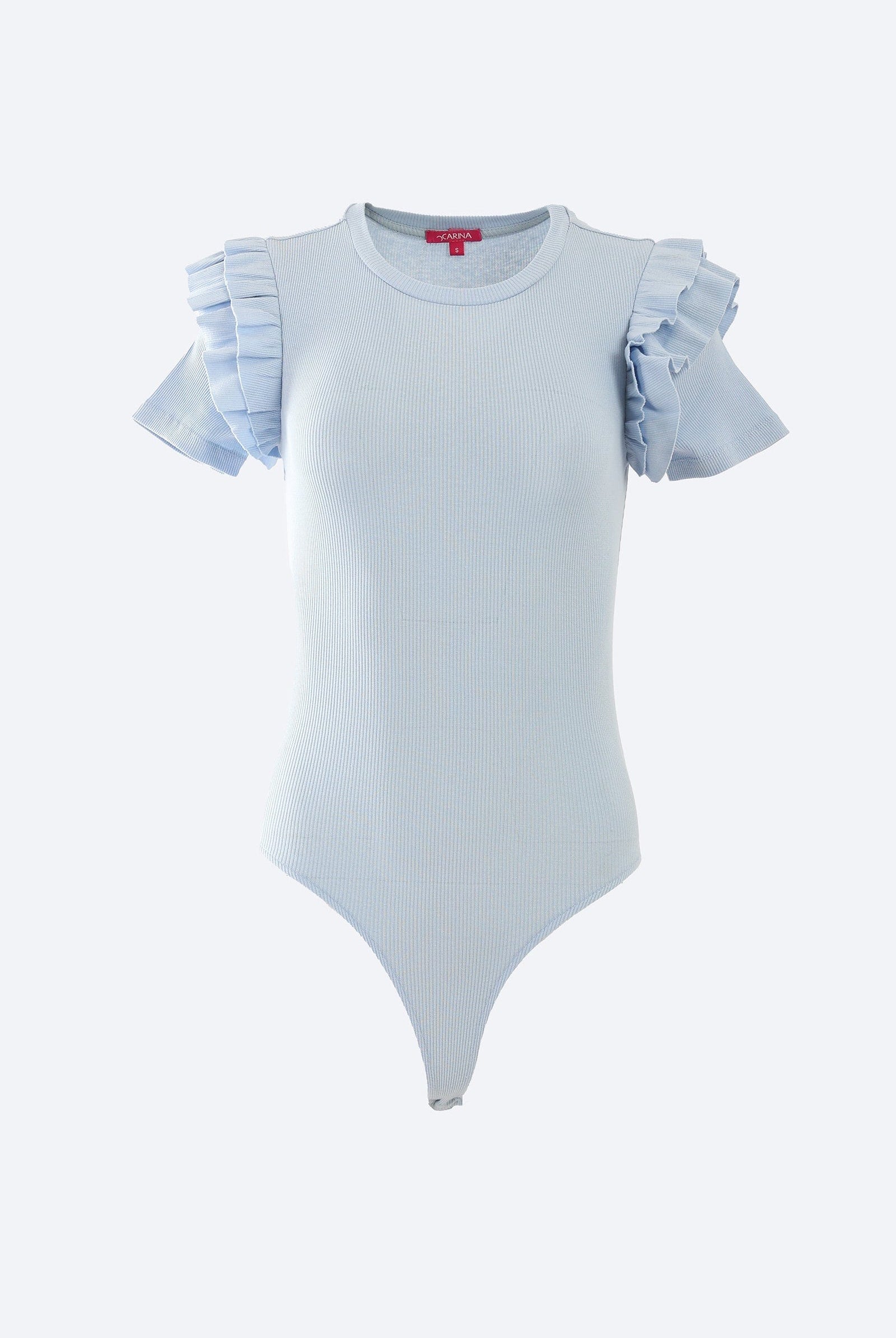 كارينا بدي سوت سادة مكشكشة نسائي