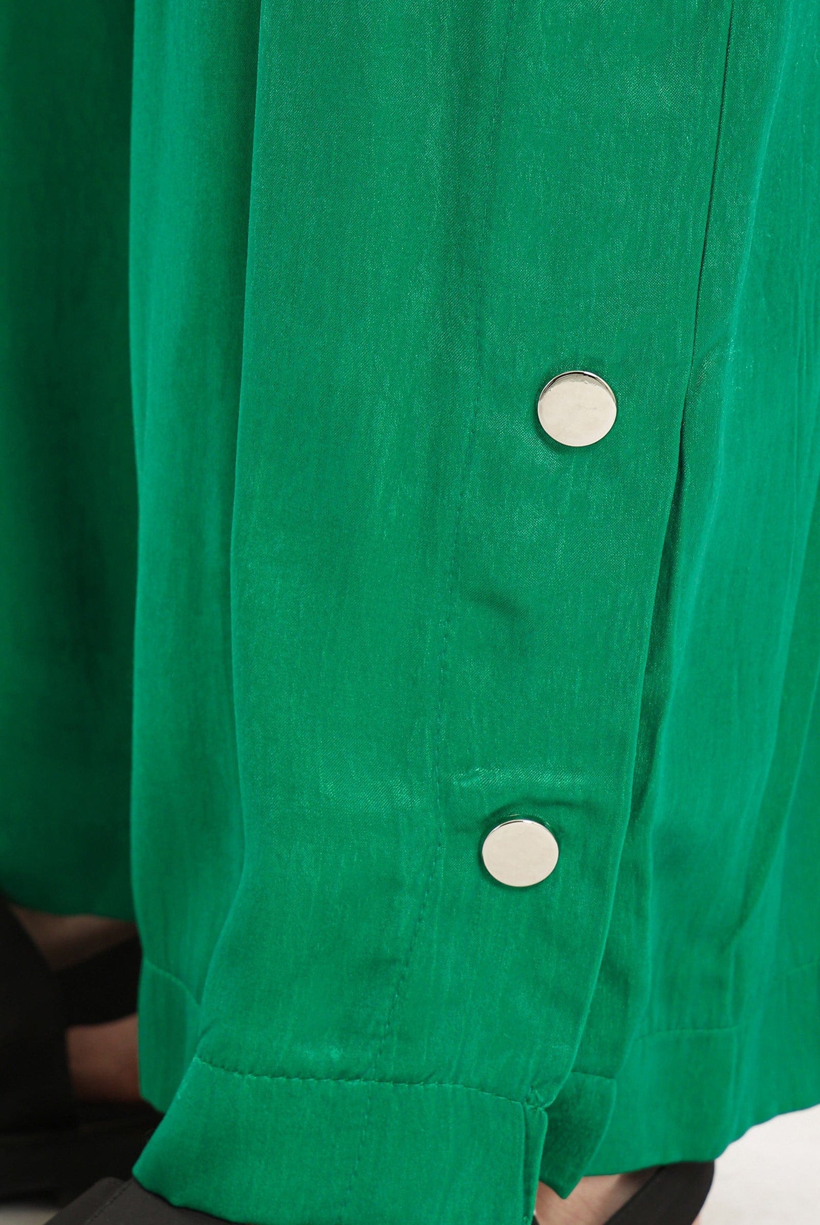 كارينا بنطلون سادة بأزرار جانبية بقصة مستقيمة