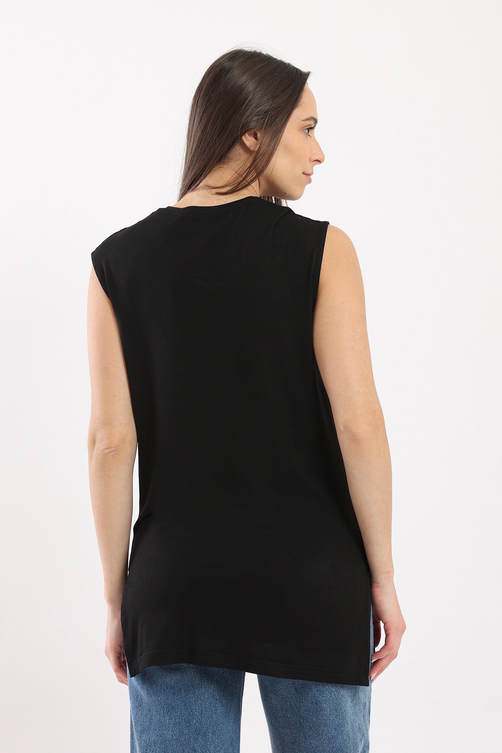 كارينا بلوزة سادة طويلة كت نسائي