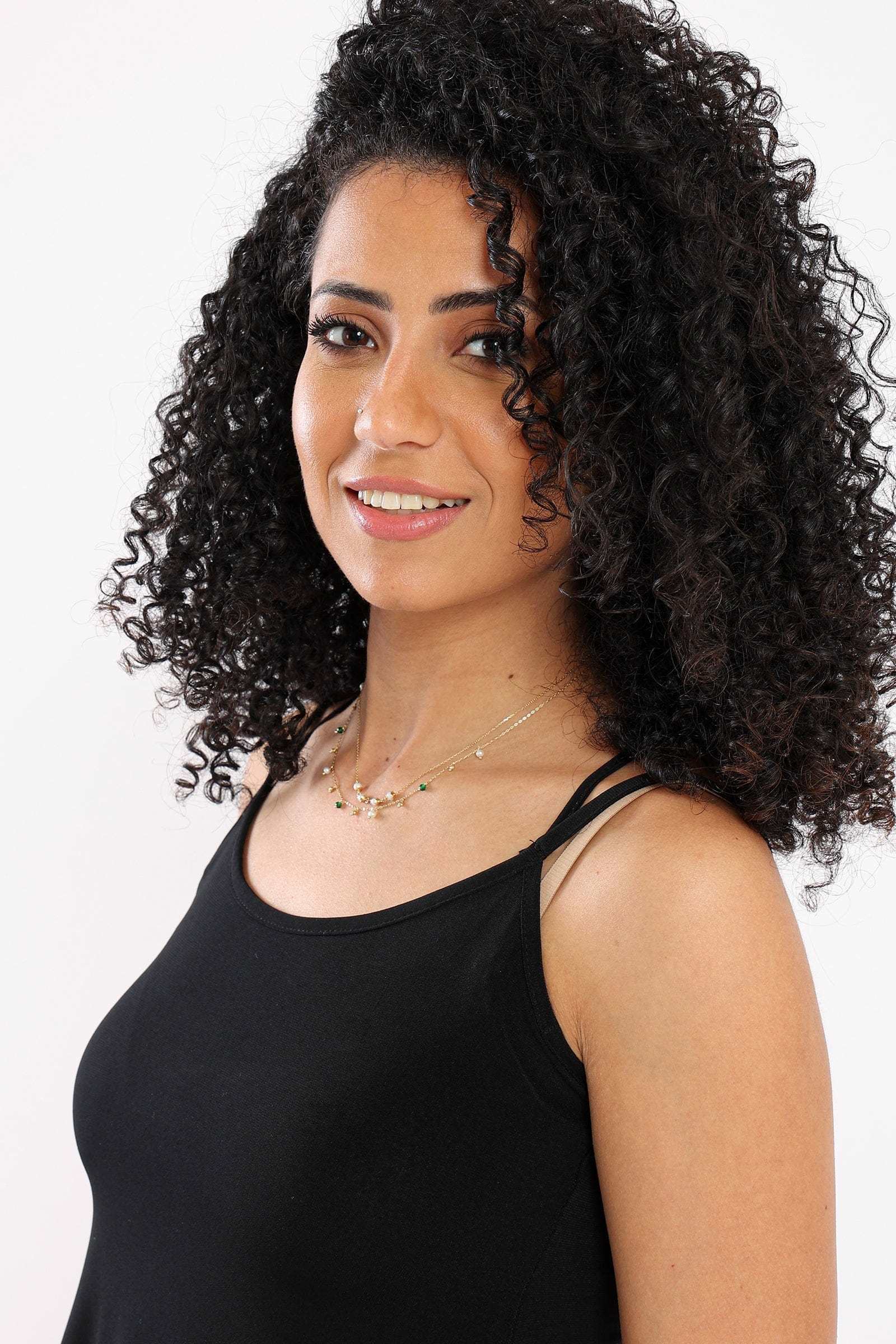 كارينا بلوزة طويلة سادة غير متساوية نسائي