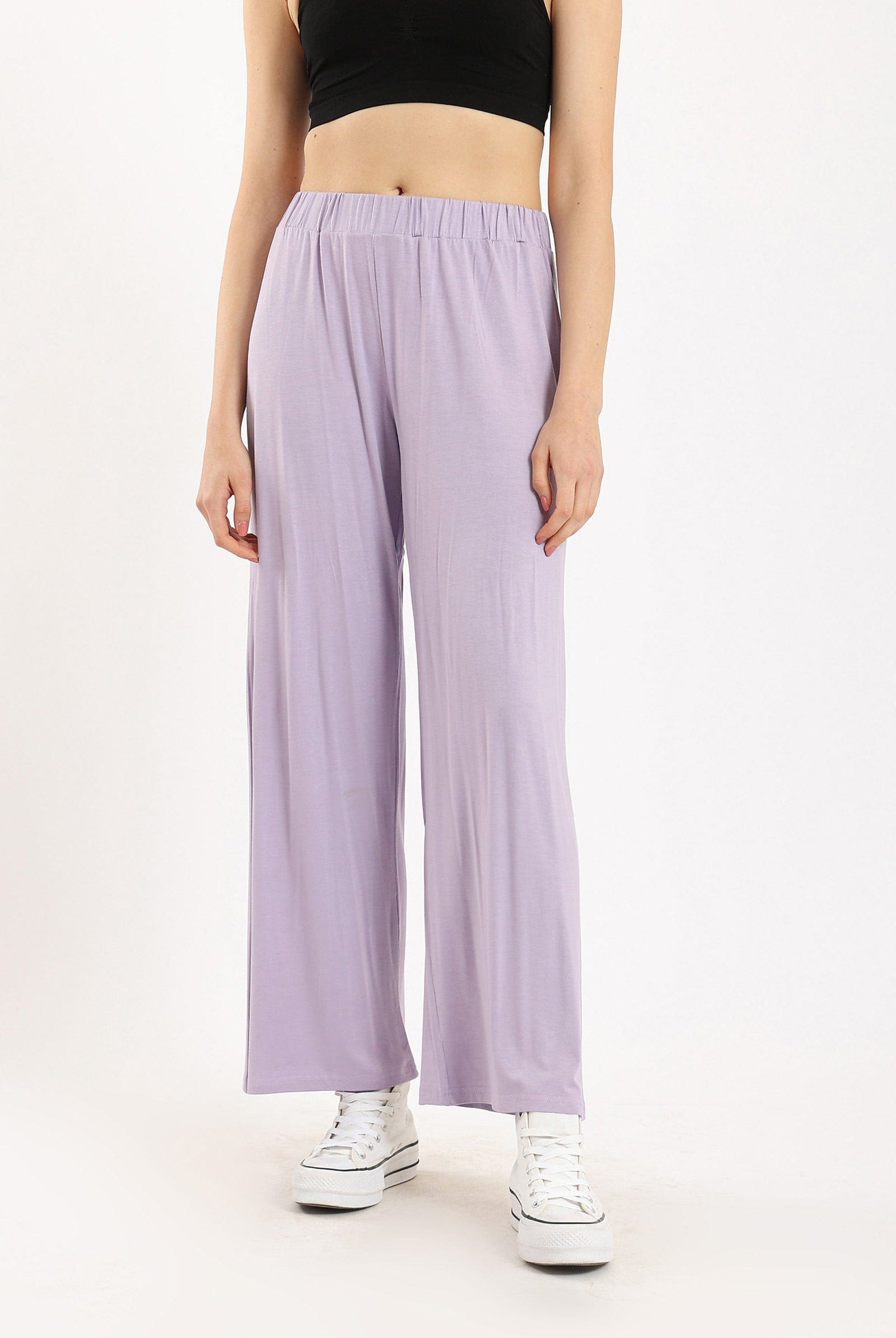 كارينا بنطلون بقصة مستقيمة واسعة خصر مرتفع نسائي