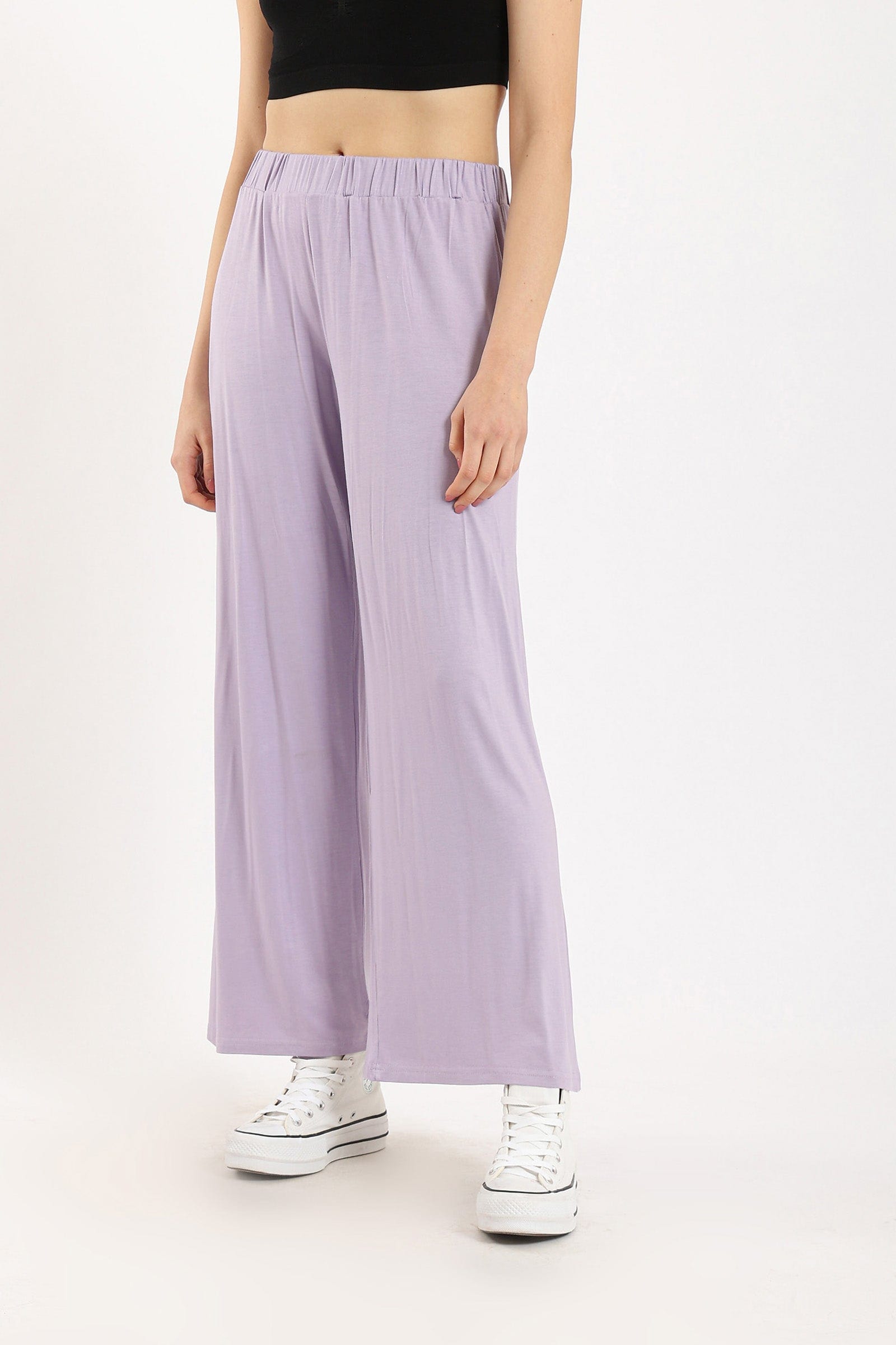 كارينا بنطلون بقصة مستقيمة واسعة خصر مرتفع نسائي