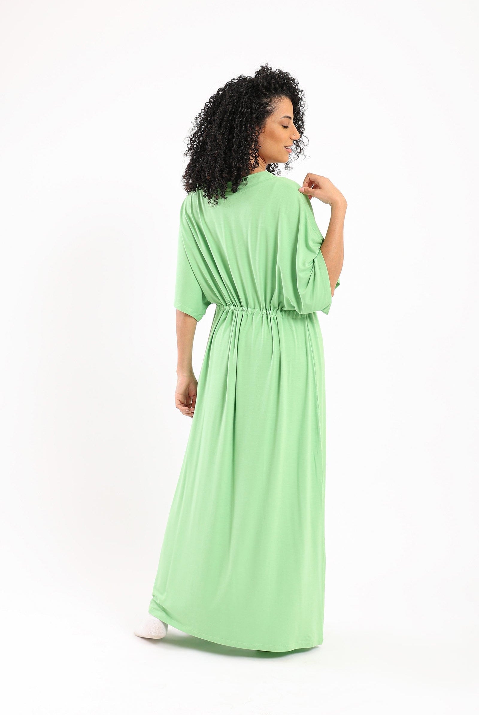 كارينا فستان نوم نسائي فضفاض مزموم من الصدر