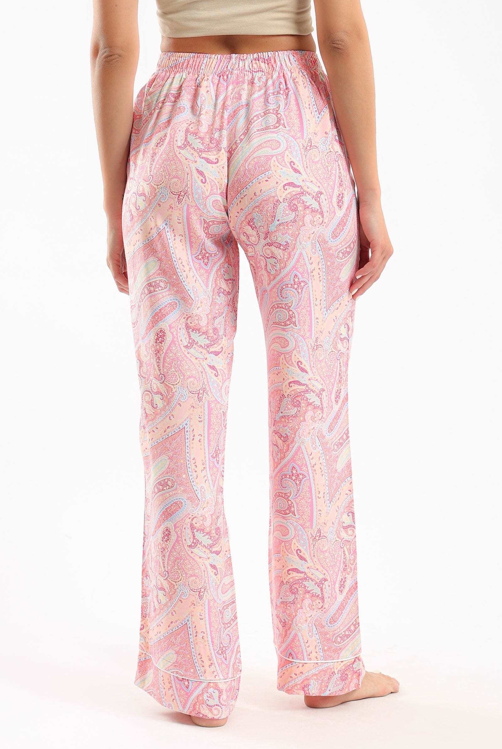 كارينا بنطلون بيجامة حريمي ملون مطبوع ملون