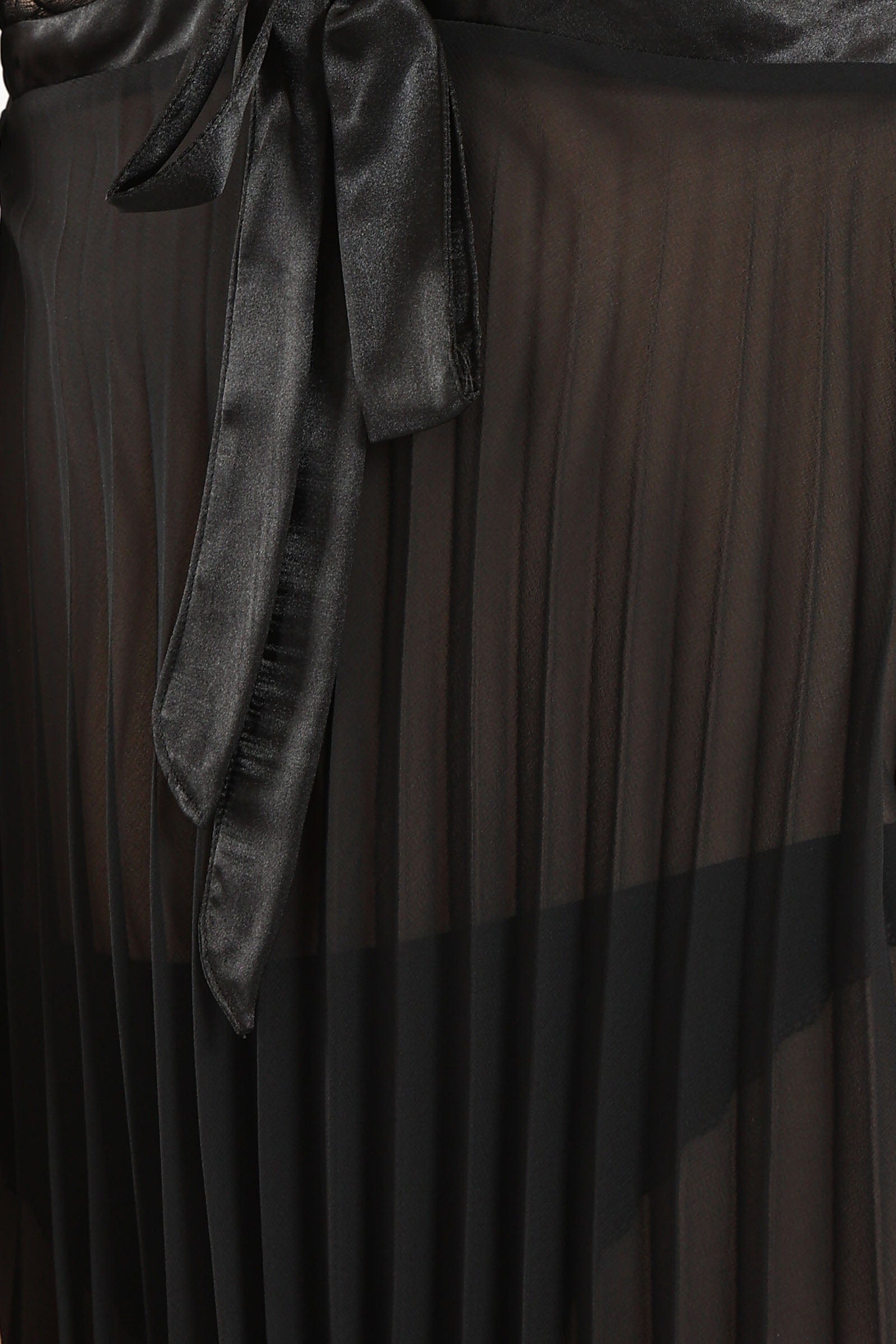 كارينا بيبي دول لانجري شيفون شفاف أسود