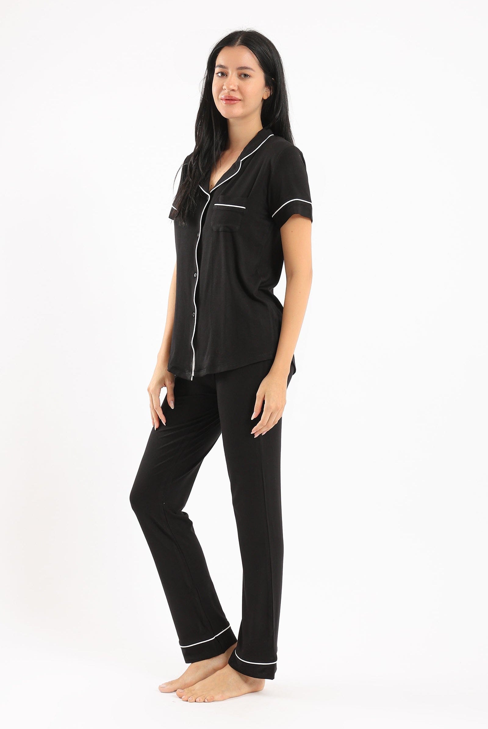 كارينا طقم بيجامة تيشيرت وبنطلون نسائي