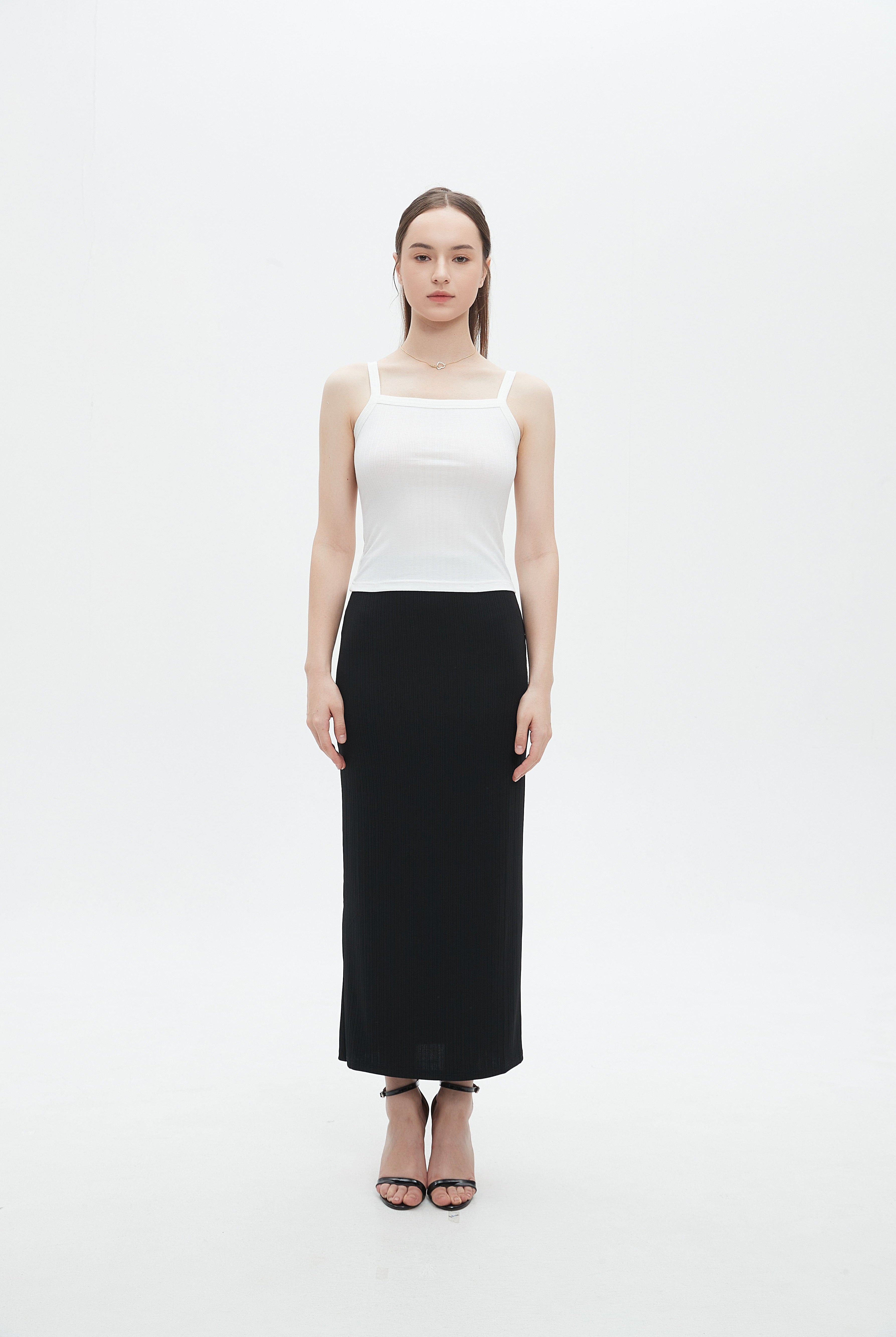 ميكا توب تانك سادة مضلع بحمالات