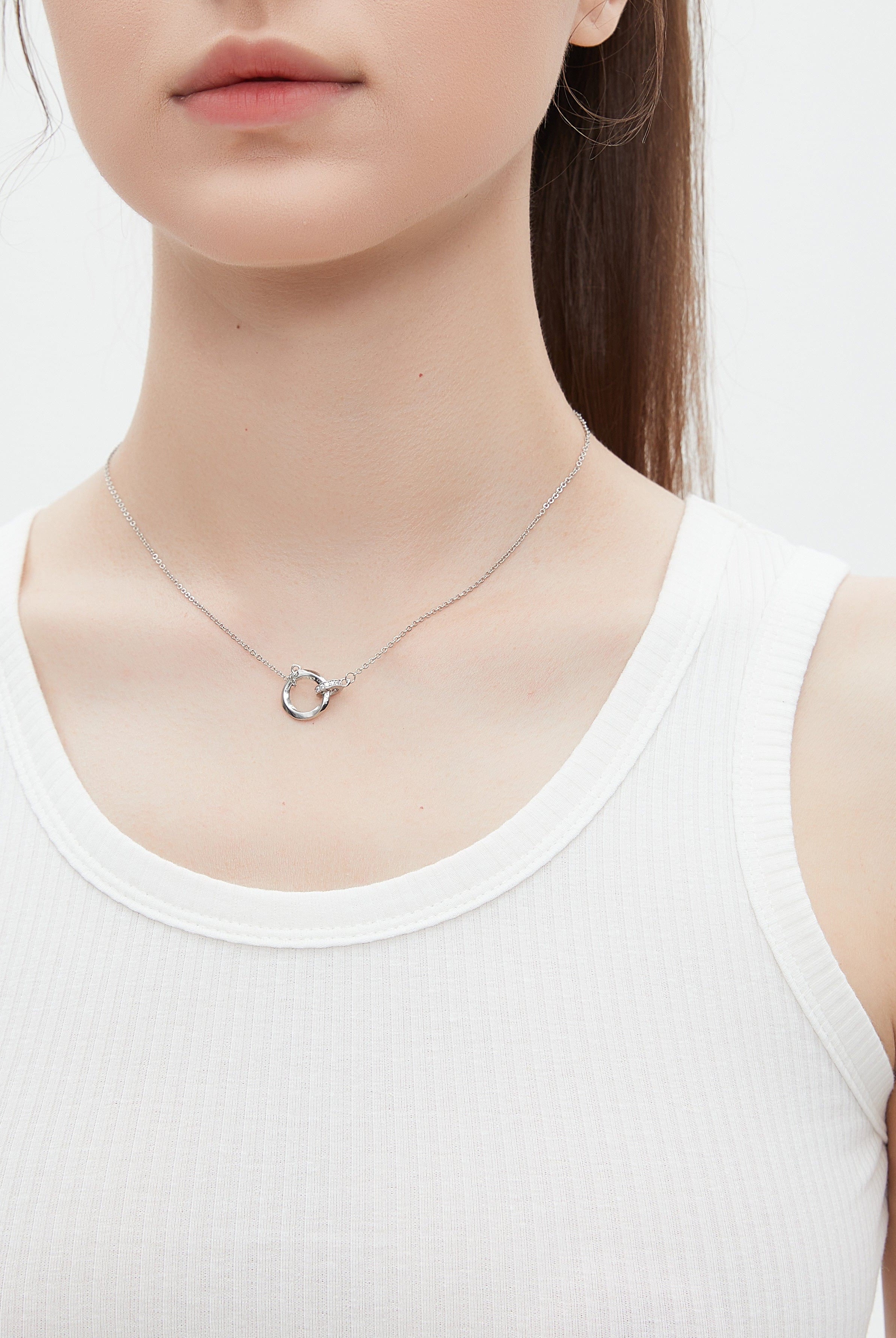 ميكا توب تانك سادة مضلع بحمالات عريضة