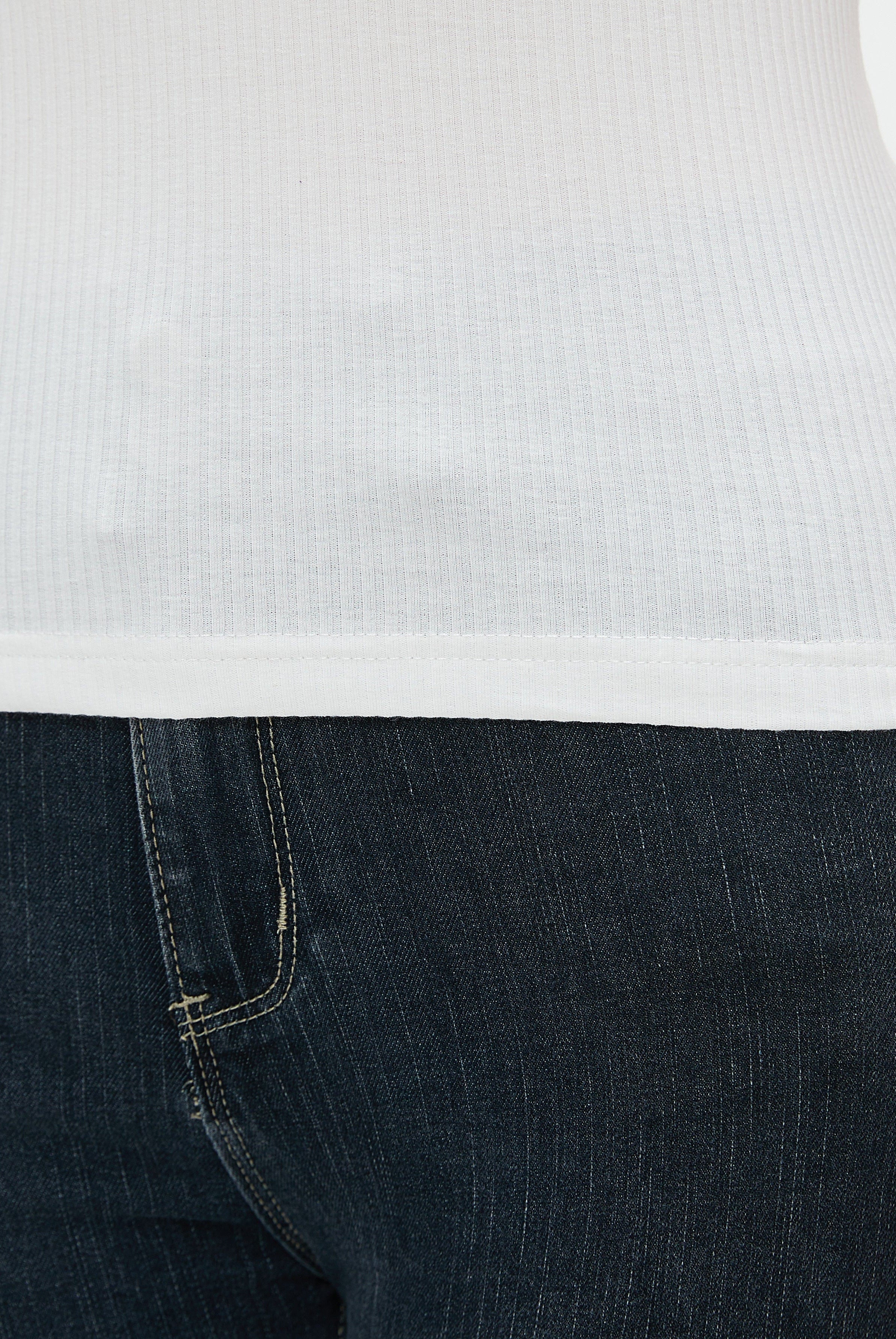 ميكا توب تانك سادة مضلع بحمالات عريضة