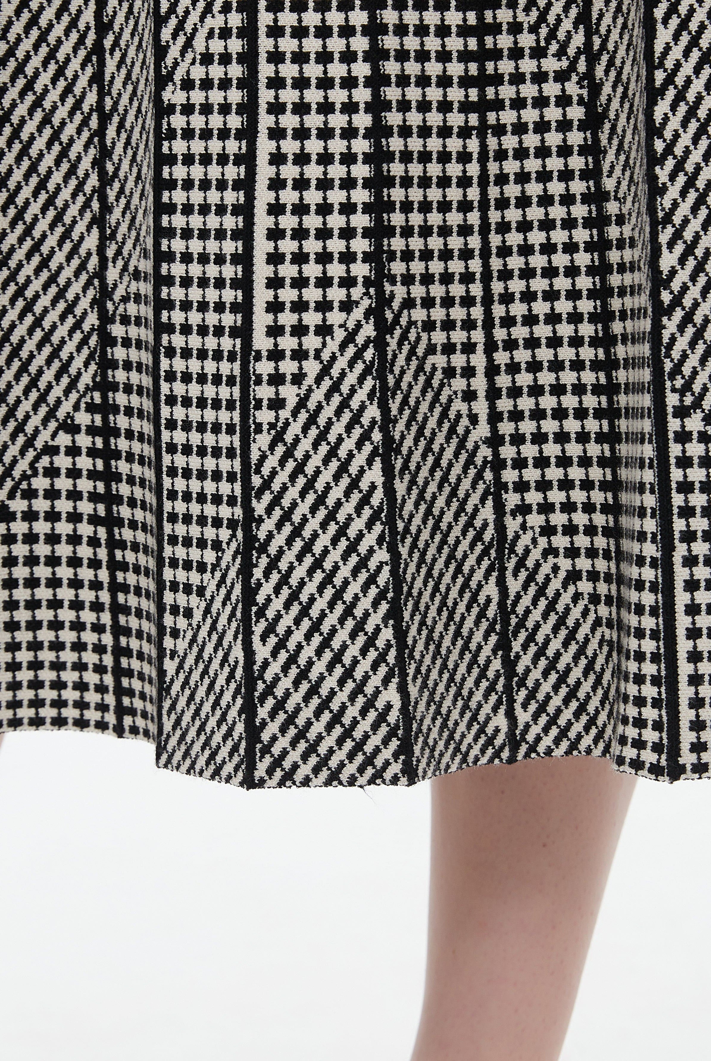 ميكا تنورة ميدي نسائية منسوجة