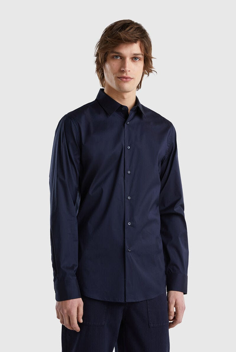 يونايتد كولورز اوف بينيتون قميص شبابي بقصة عادية