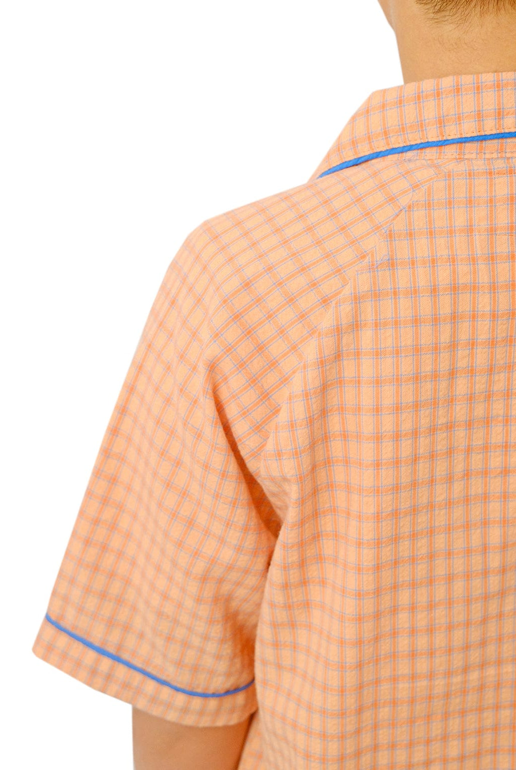 جينجرسنابس قميص بولو ولادي مربعات نص كم