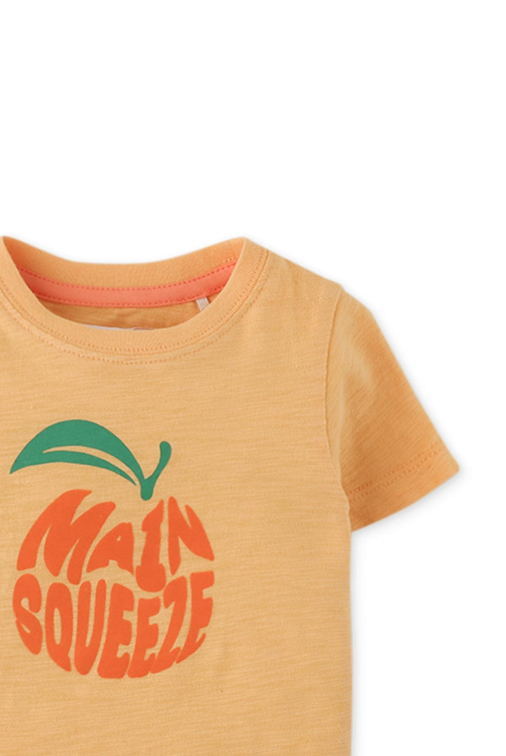 جينجرسنابس تيشيرت بيبي ولادي مزين بكتابة أمامية