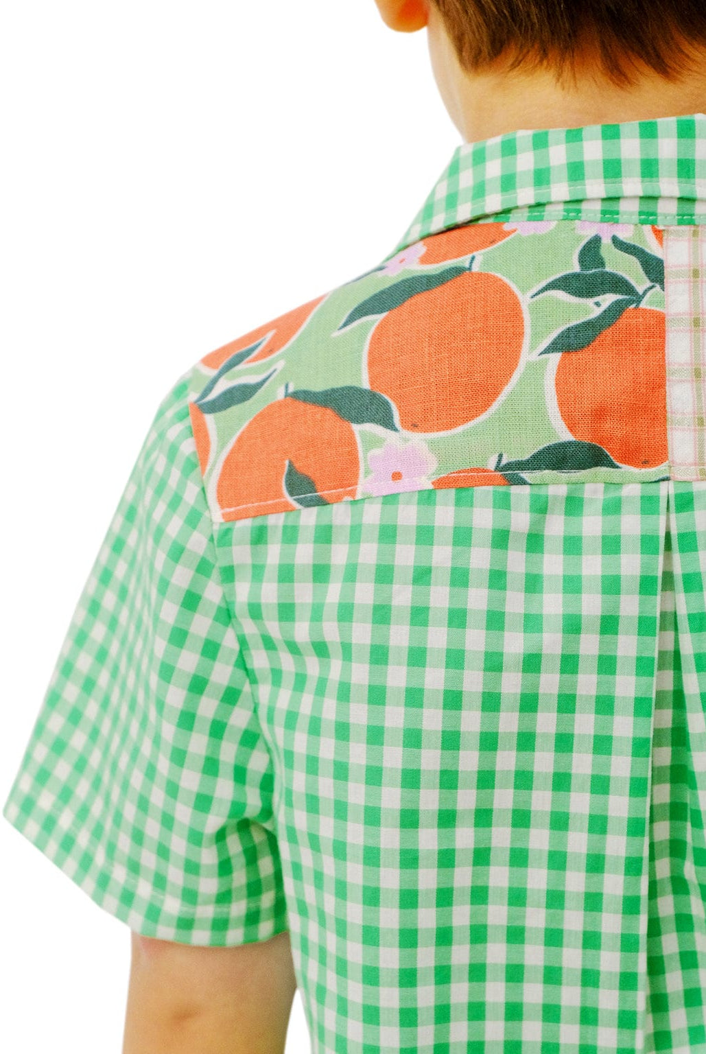 جينجرسنابس قميص بولو بيبي ولاد مربعات بأزرار أمامية