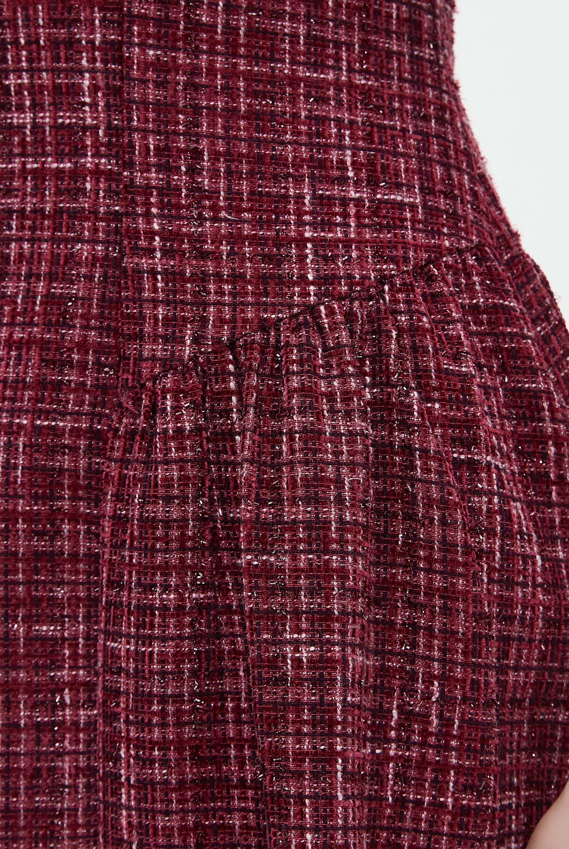 ميكا فستان نسائي ميدي للدوام بنصف كم منفوخ