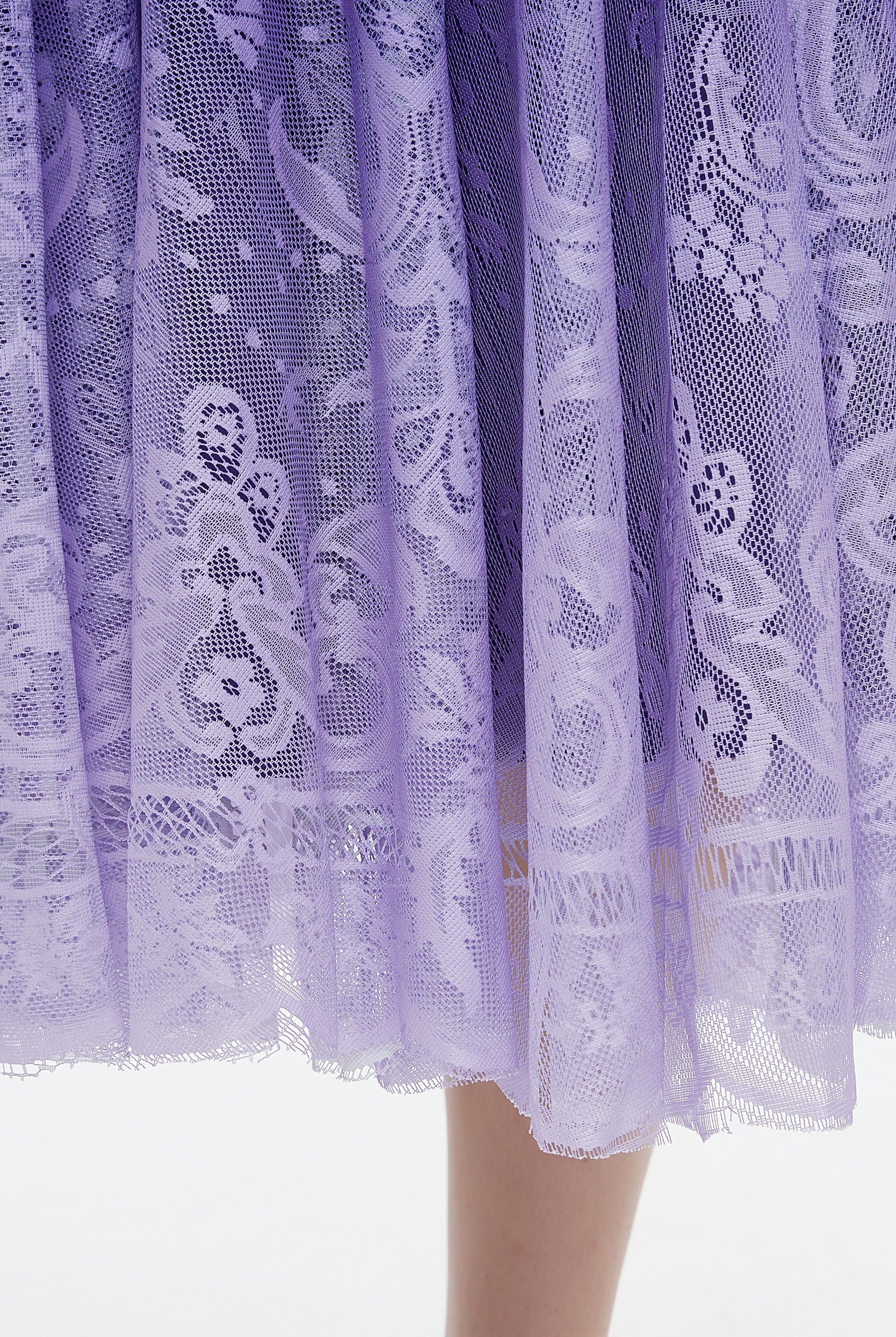 ميكا تنورة نسائية مخصرة واسعة بتطريز ميدي