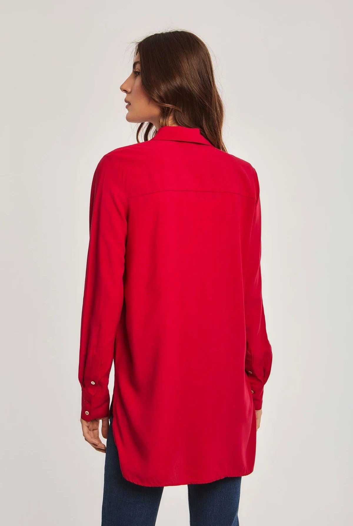 داليدرس بلوزة نسائية سادة مفتوح من الجانبين