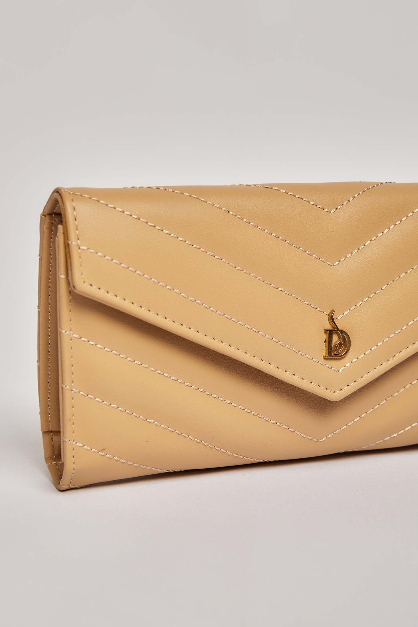 داليدرس محفظة نسائية جلد مخططة