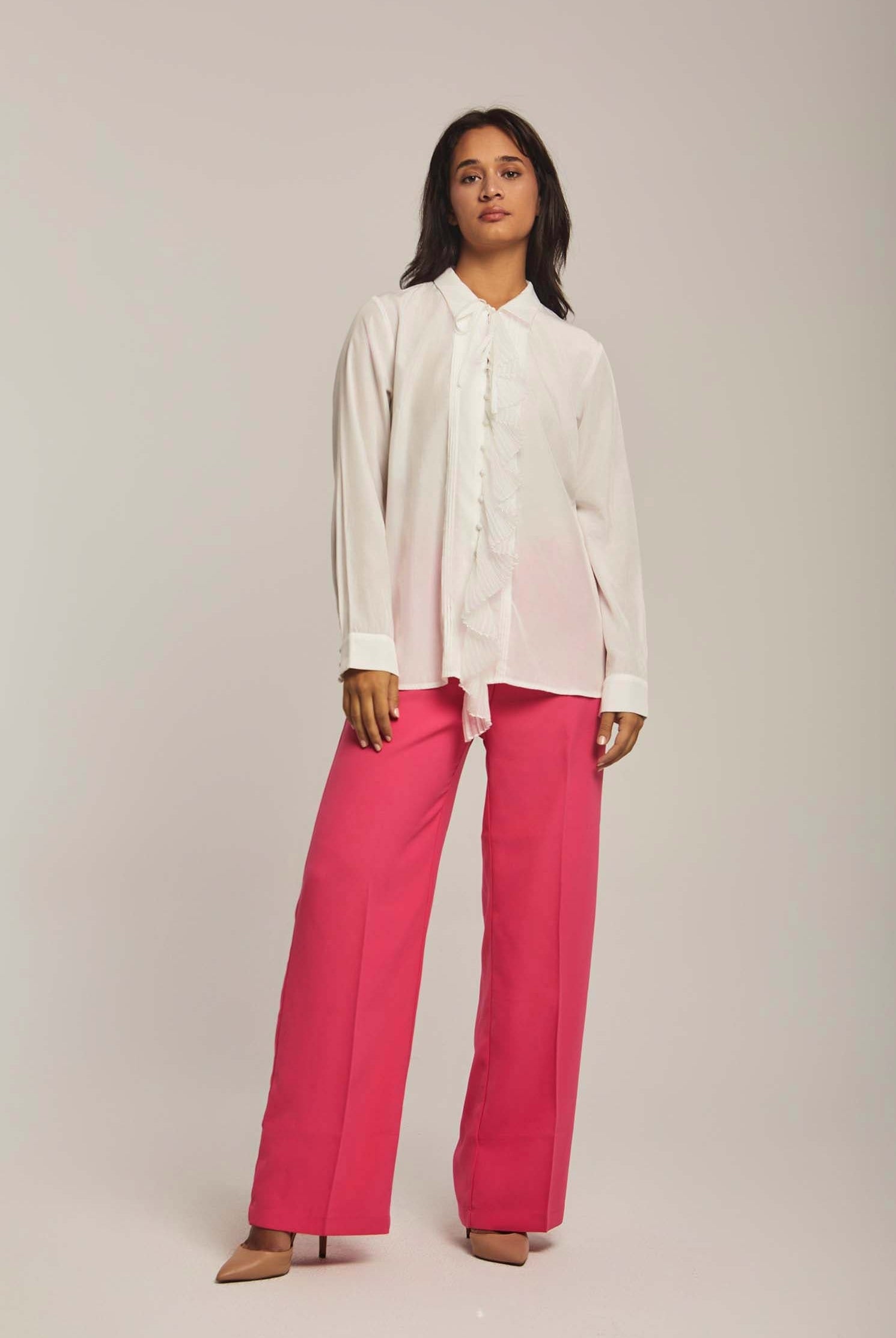 داليدرس بلوزة نسائية بكرانيش بالطول من المنتصف