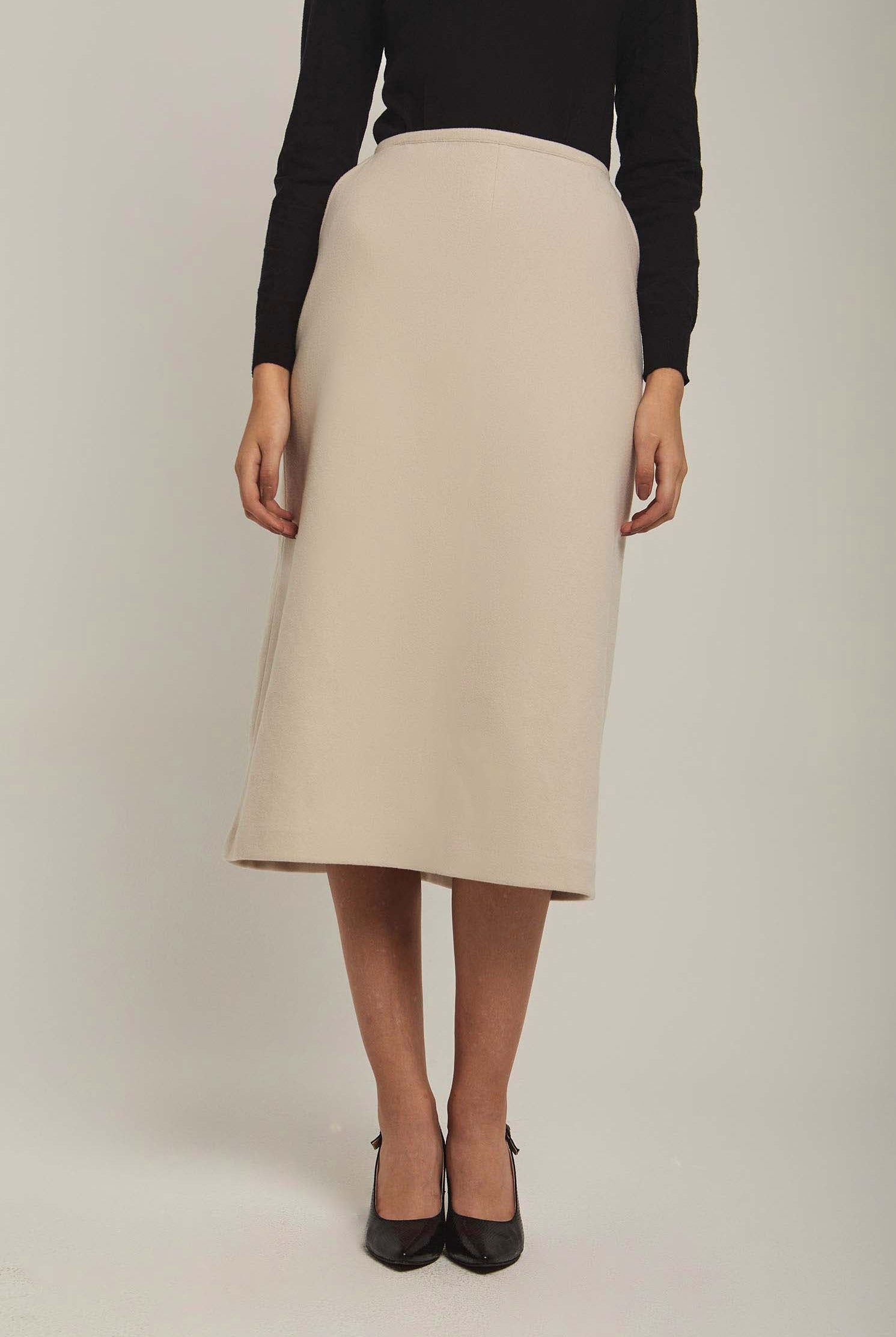 داليدرس تنورة نسائية سادة ميدي جملي