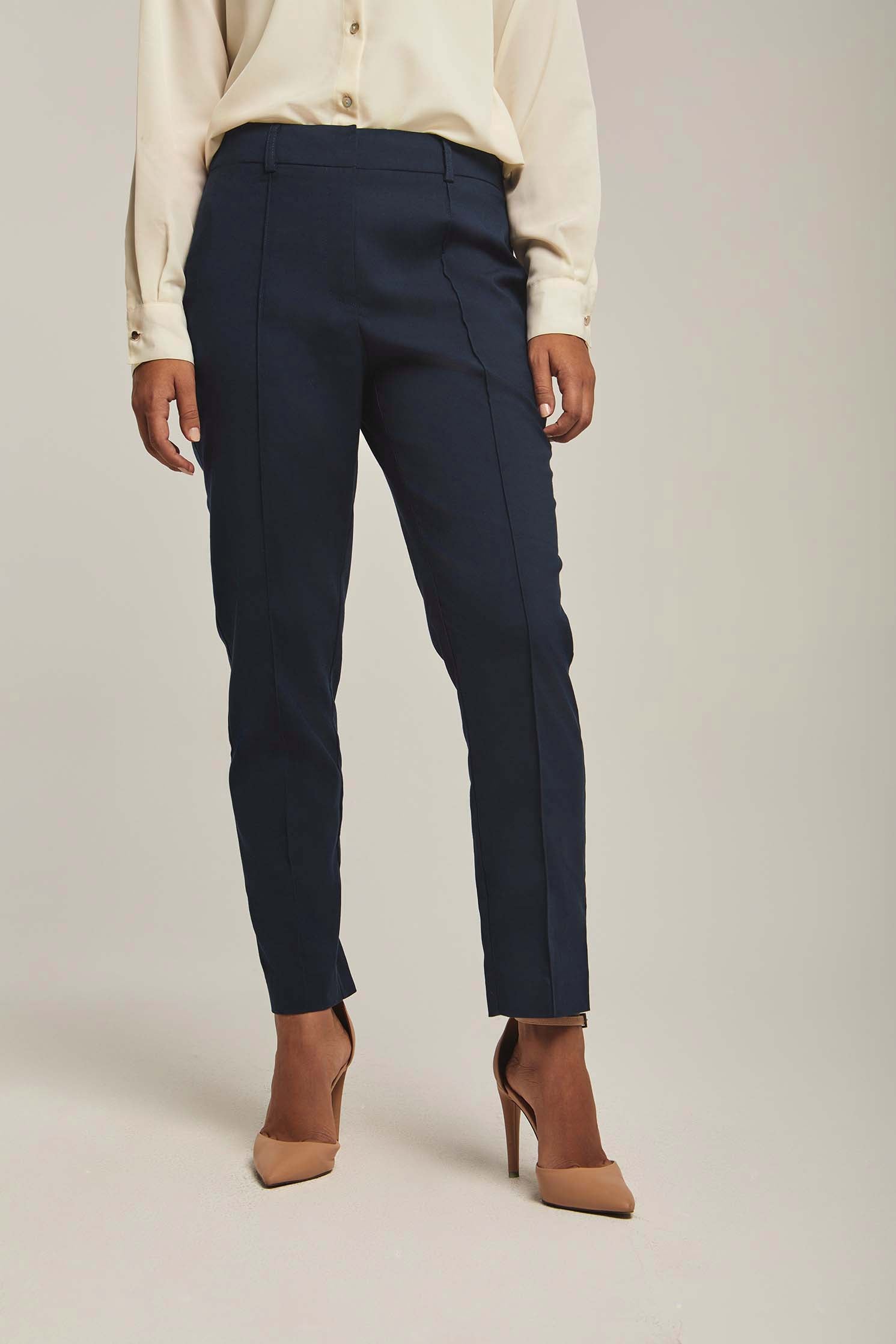 داليدرس بنطال نسائي رسمي سادة أسود سحلبي