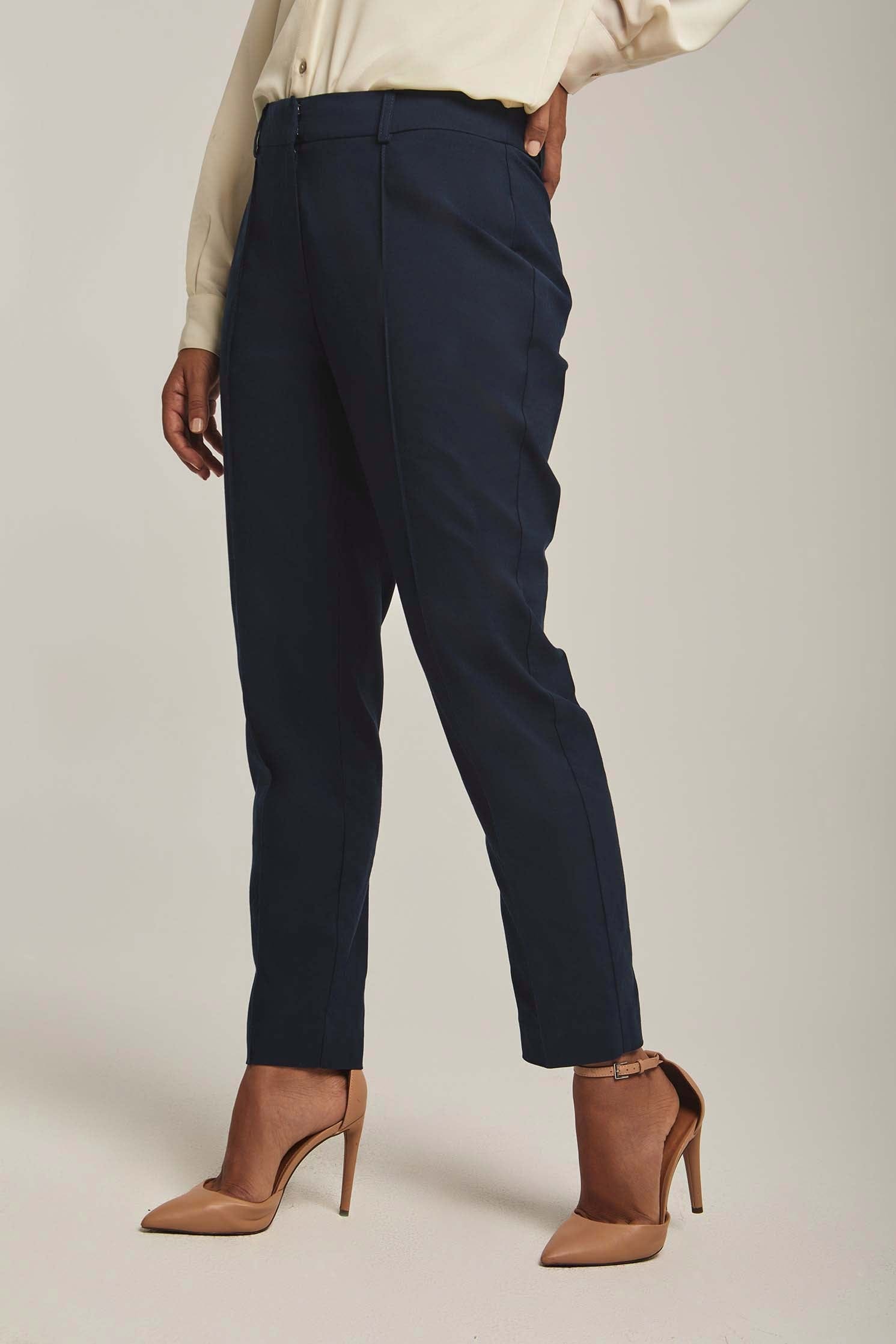 داليدرس بنطال نسائي رسمي سادة أسود سحلبي