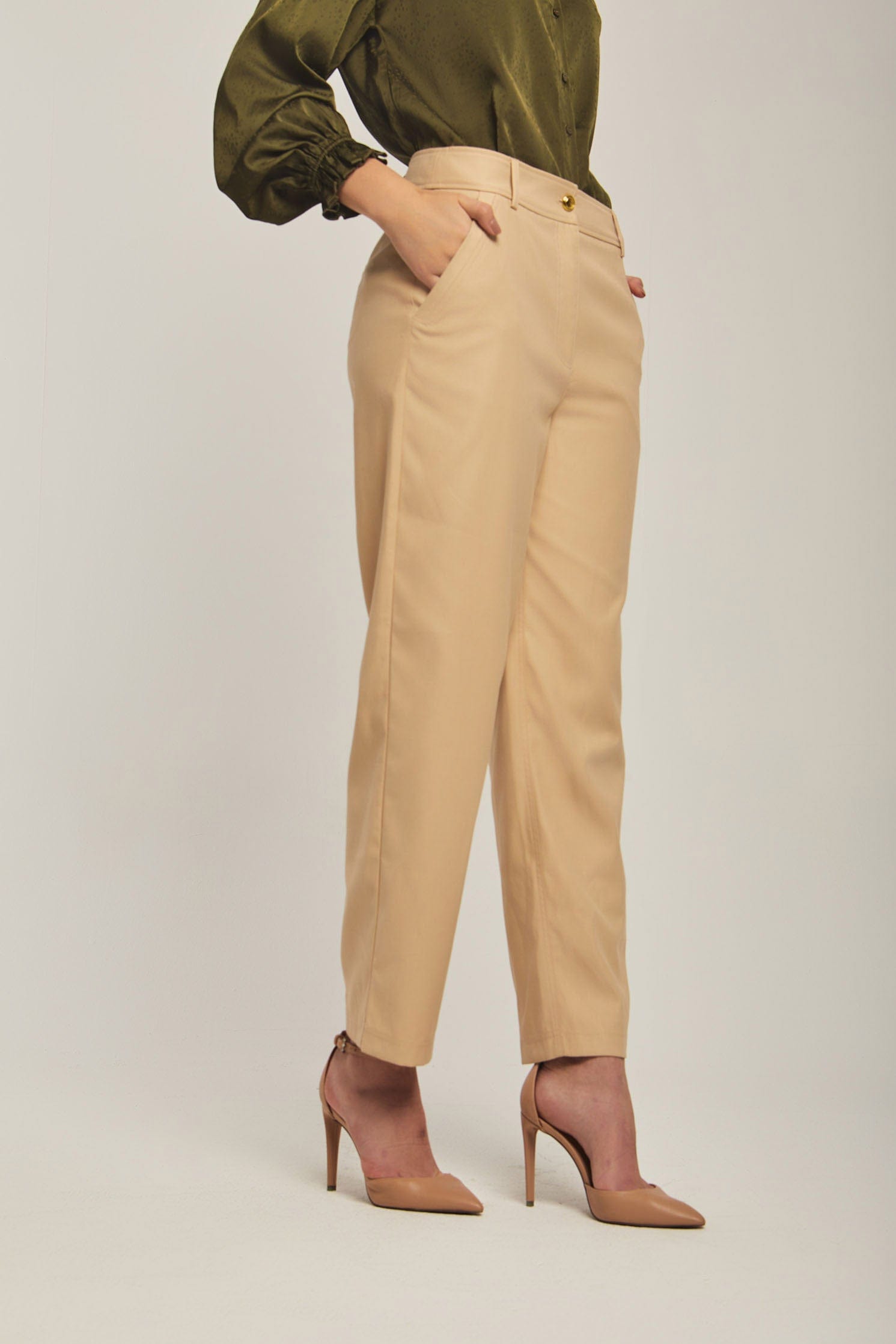 داليدرس بنطال نسائي رسمي بيج