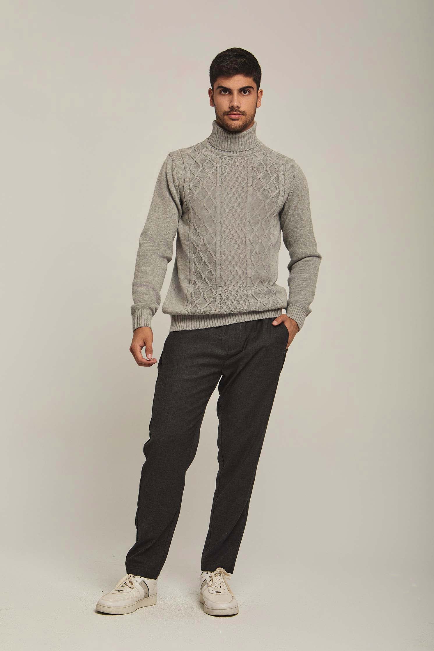 داليدرس بلوفر رجالي مشغول وياقه عاليه