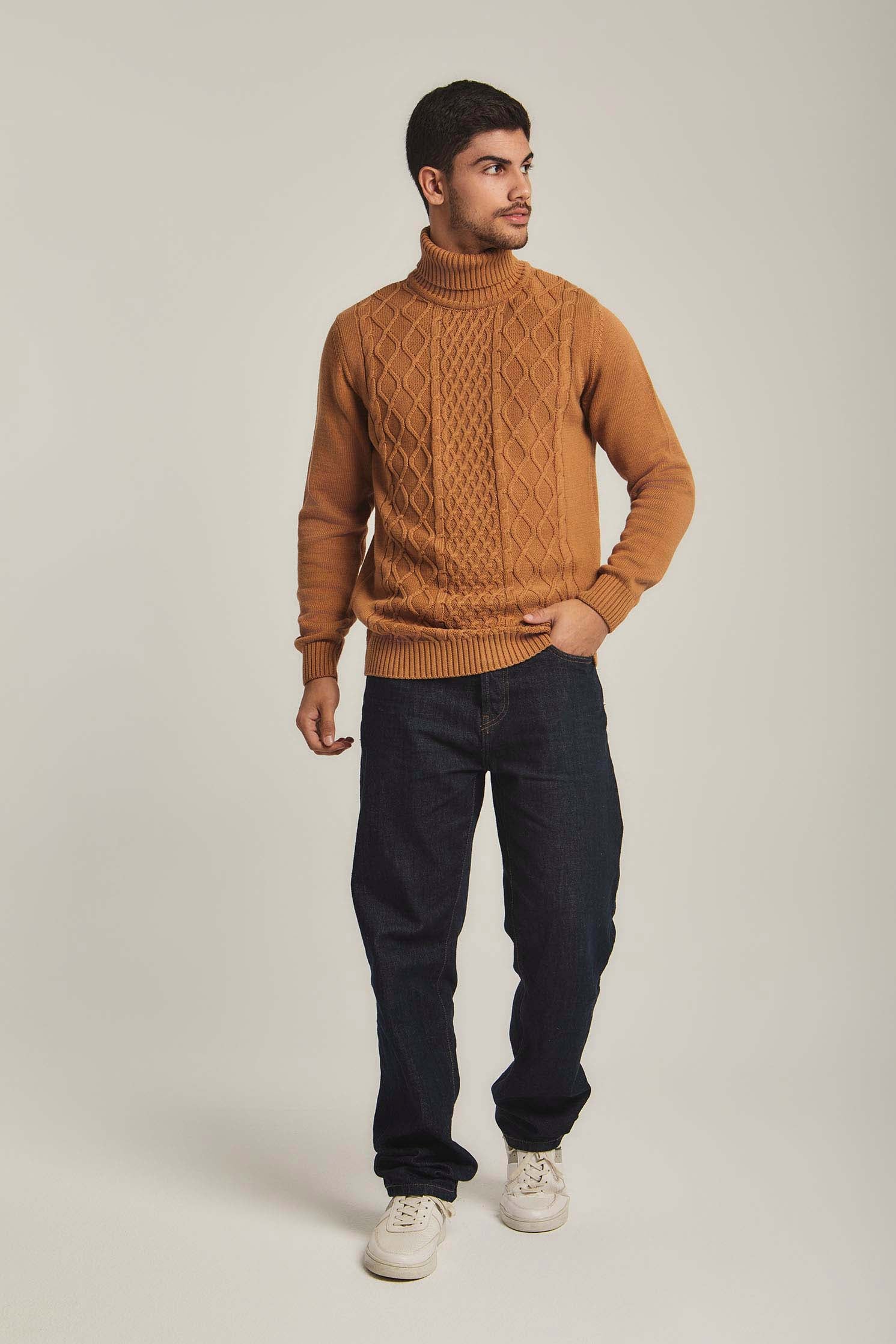 داليدرس بلوفر رجالي مشغول وياقه عاليه