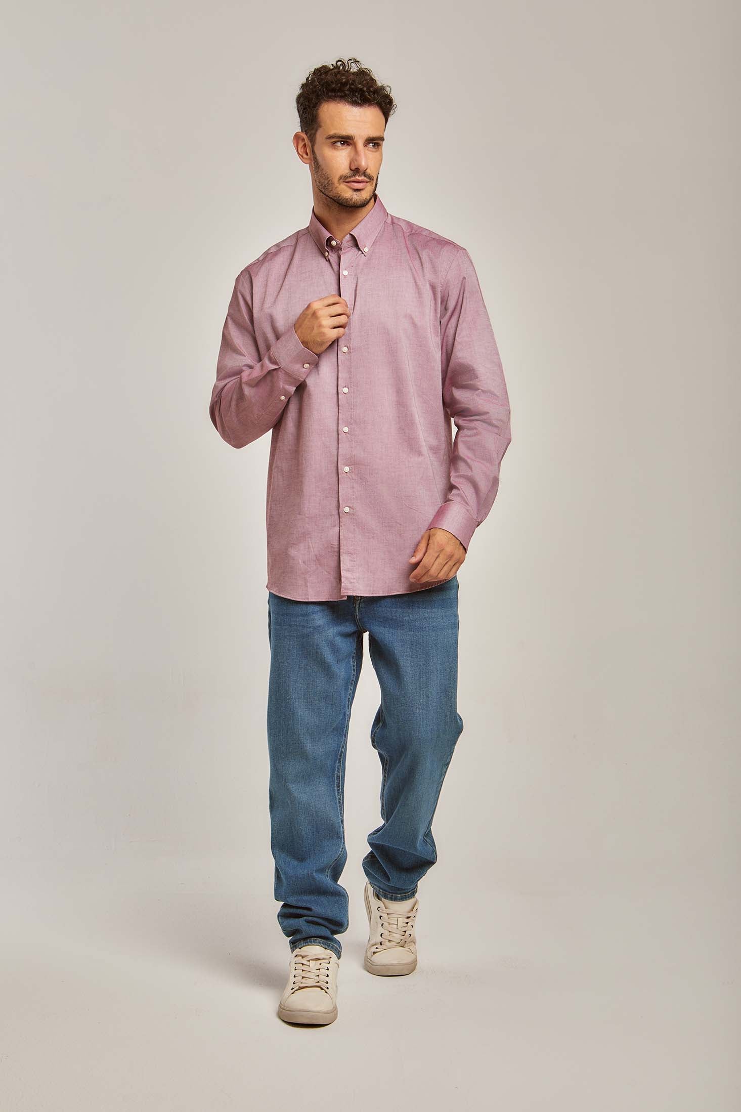 داليدرس قميص رجالي سادة ابيض