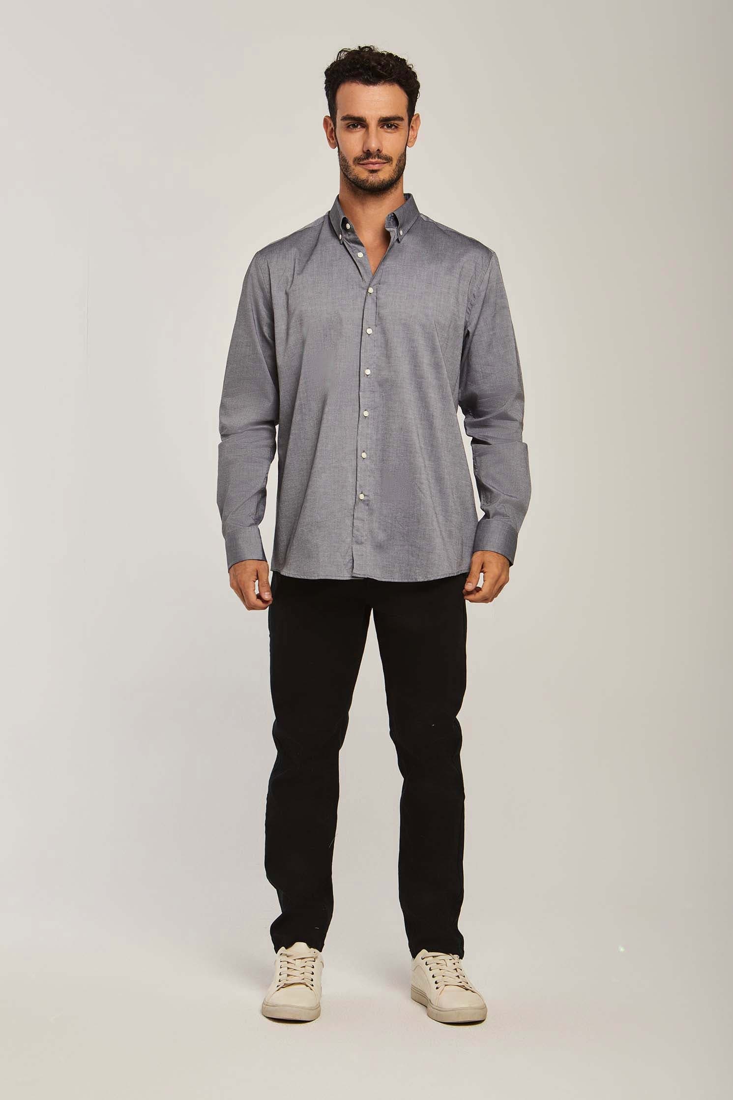 داليدرس قميص رجالي سادة ابيض