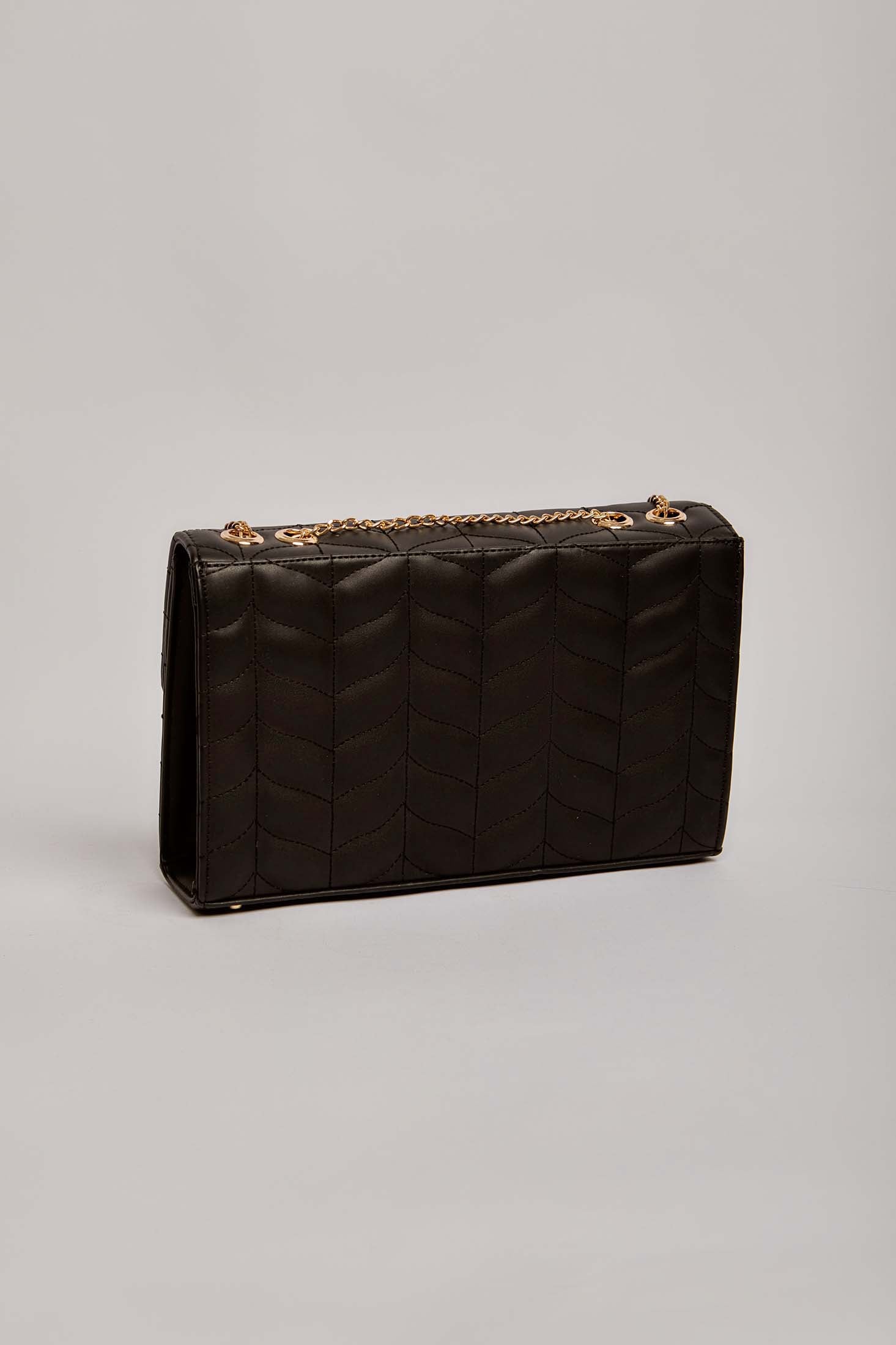 داليدرس شنطة جلد نسائي بيد سلسلة أسود