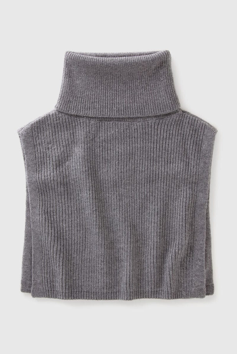 يونايتد كولورز اوف بينيتون طوق رقبة عالية مضلعة بدون أكمام