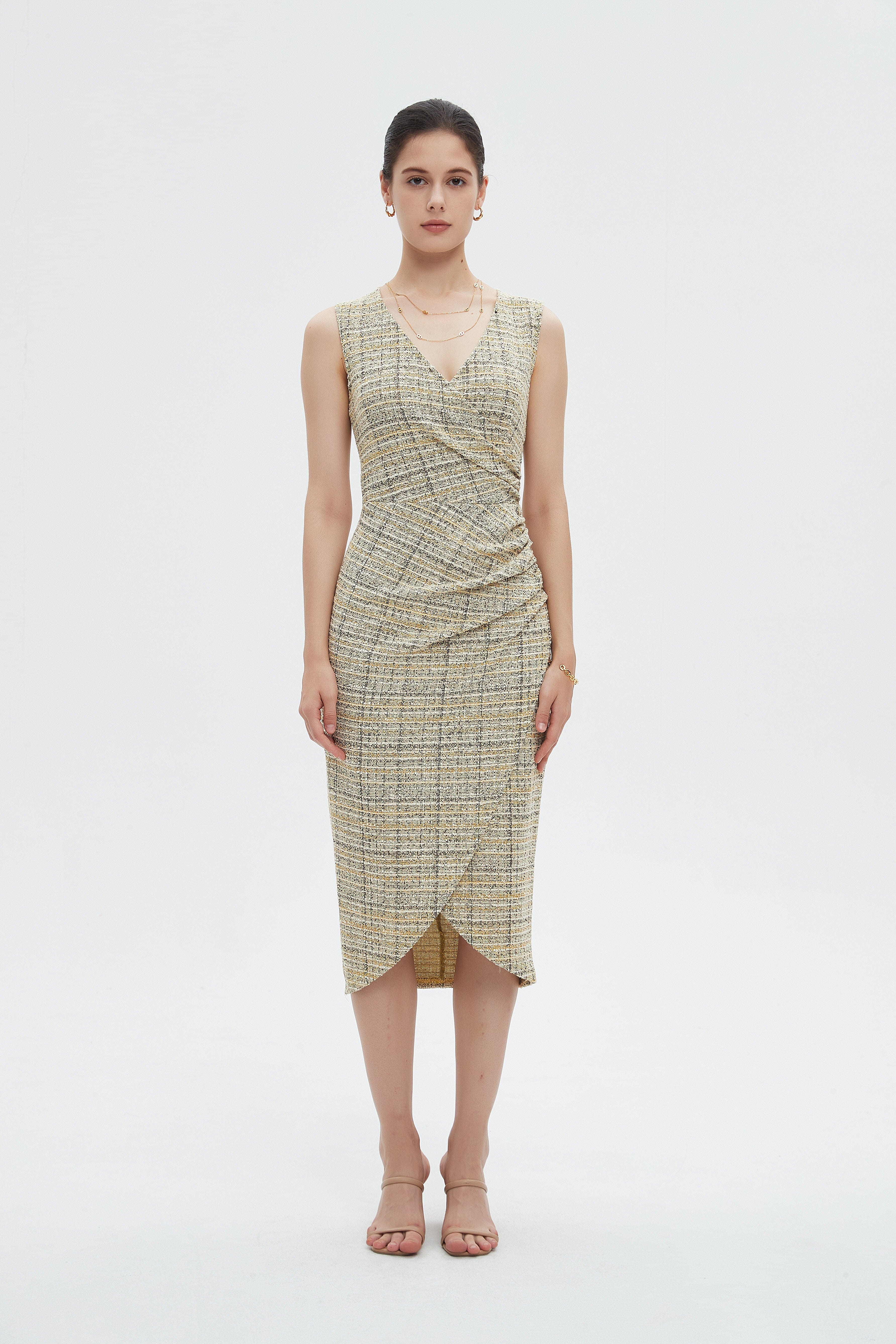 ميكا فستان نسائي كات ميدي بقصة لف