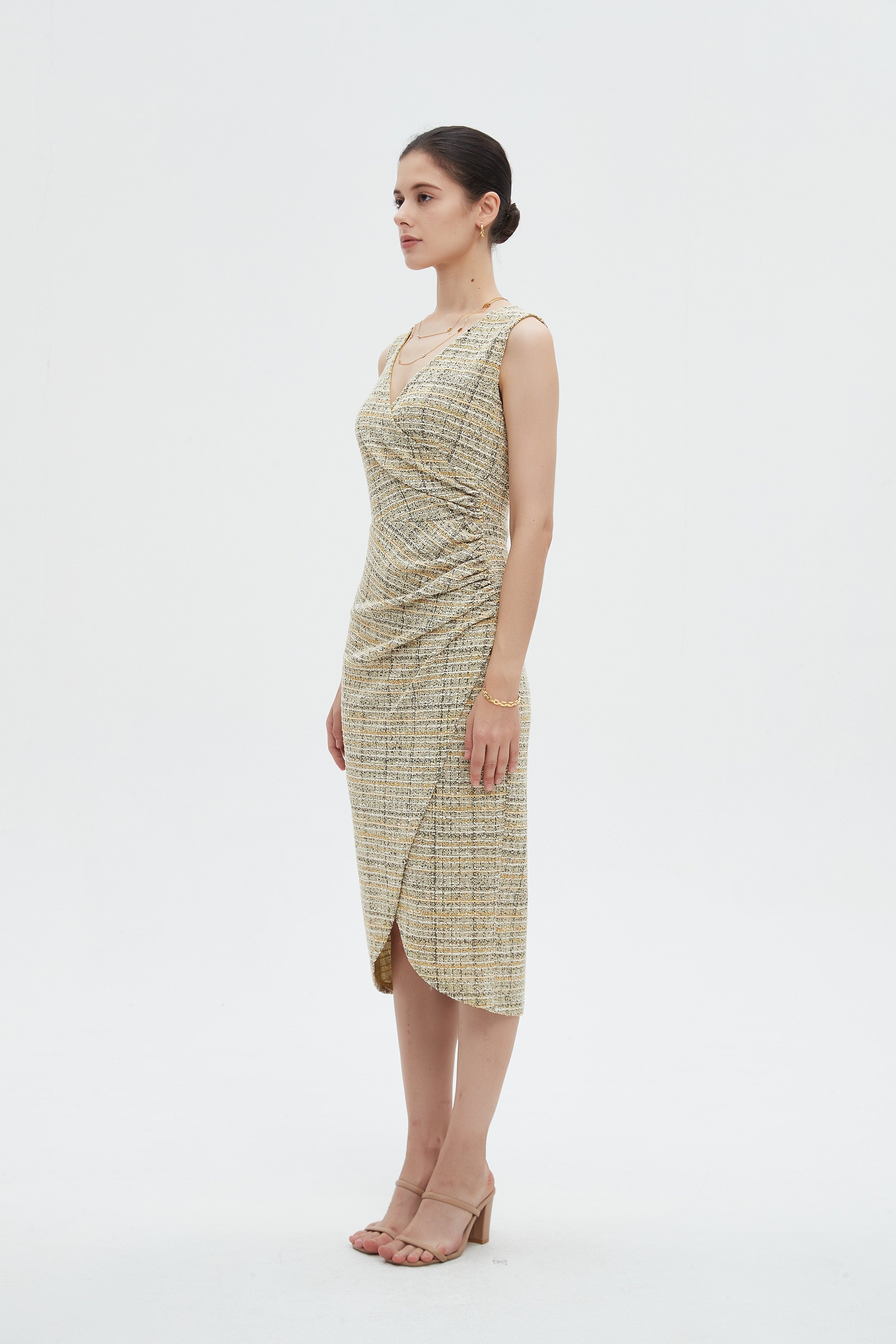 ميكا فستان نسائي كات ميدي بقصة لف