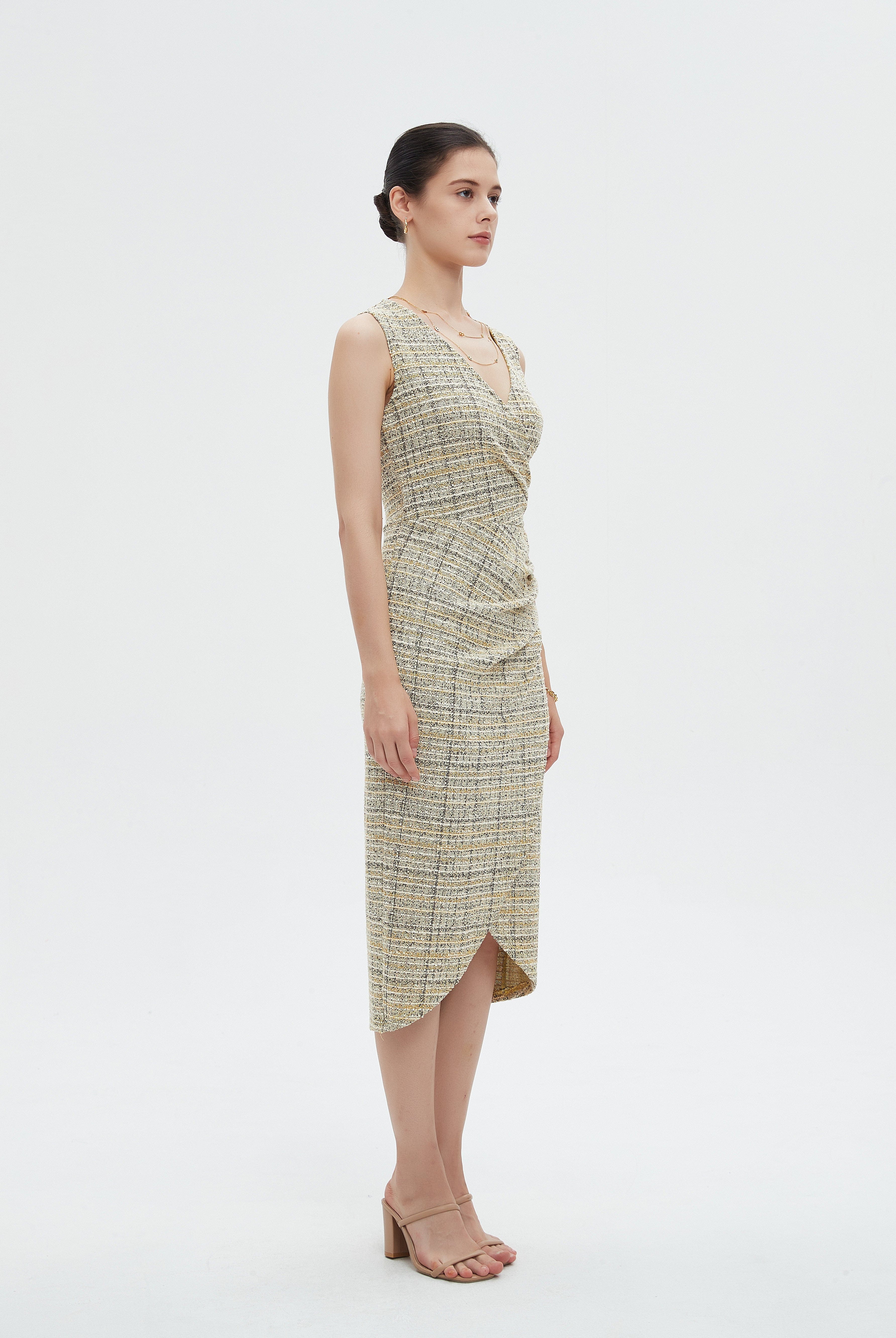 ميكا فستان نسائي كات ميدي بقصة لف