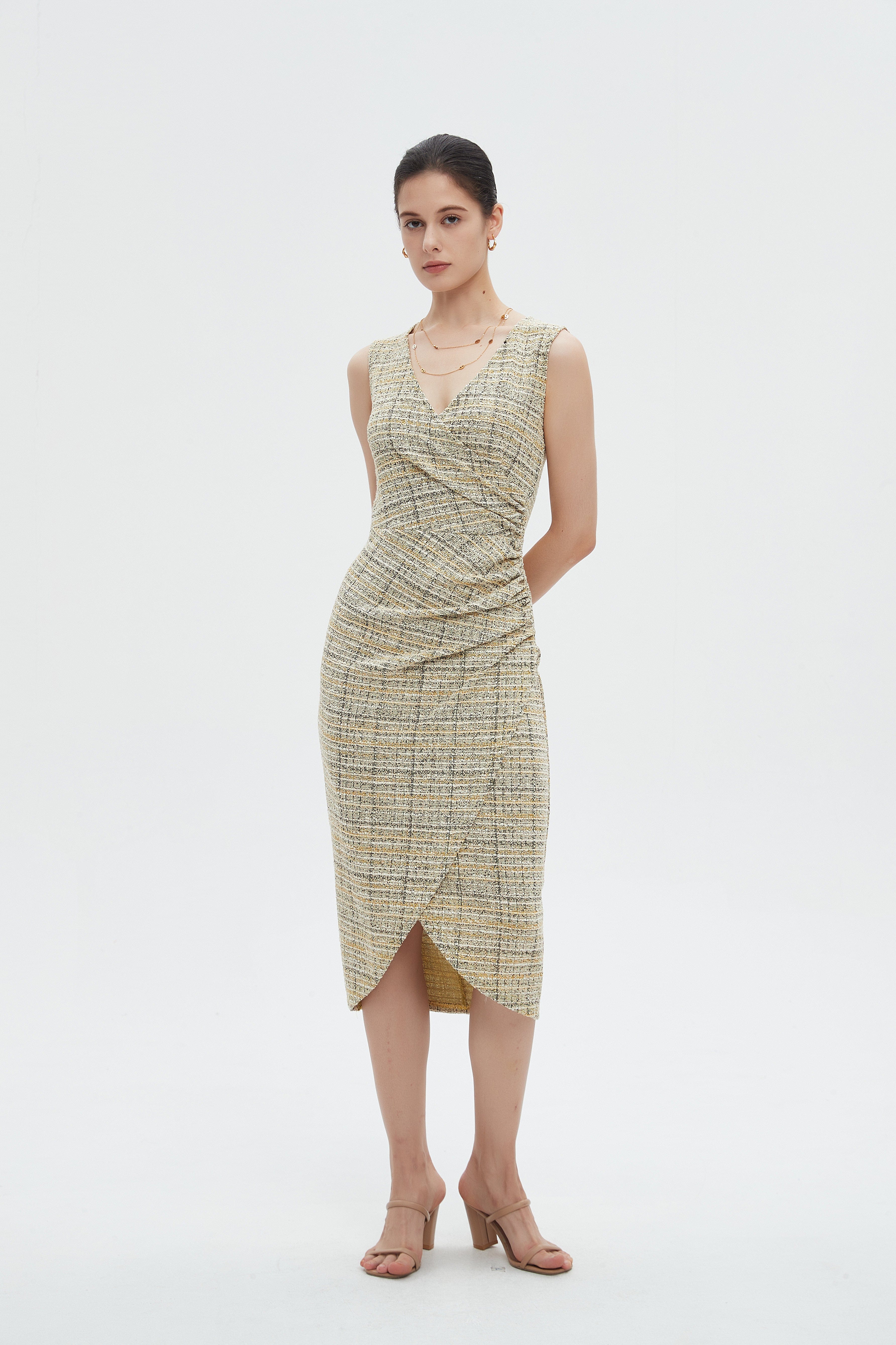 ميكا فستان نسائي كات ميدي بقصة لف