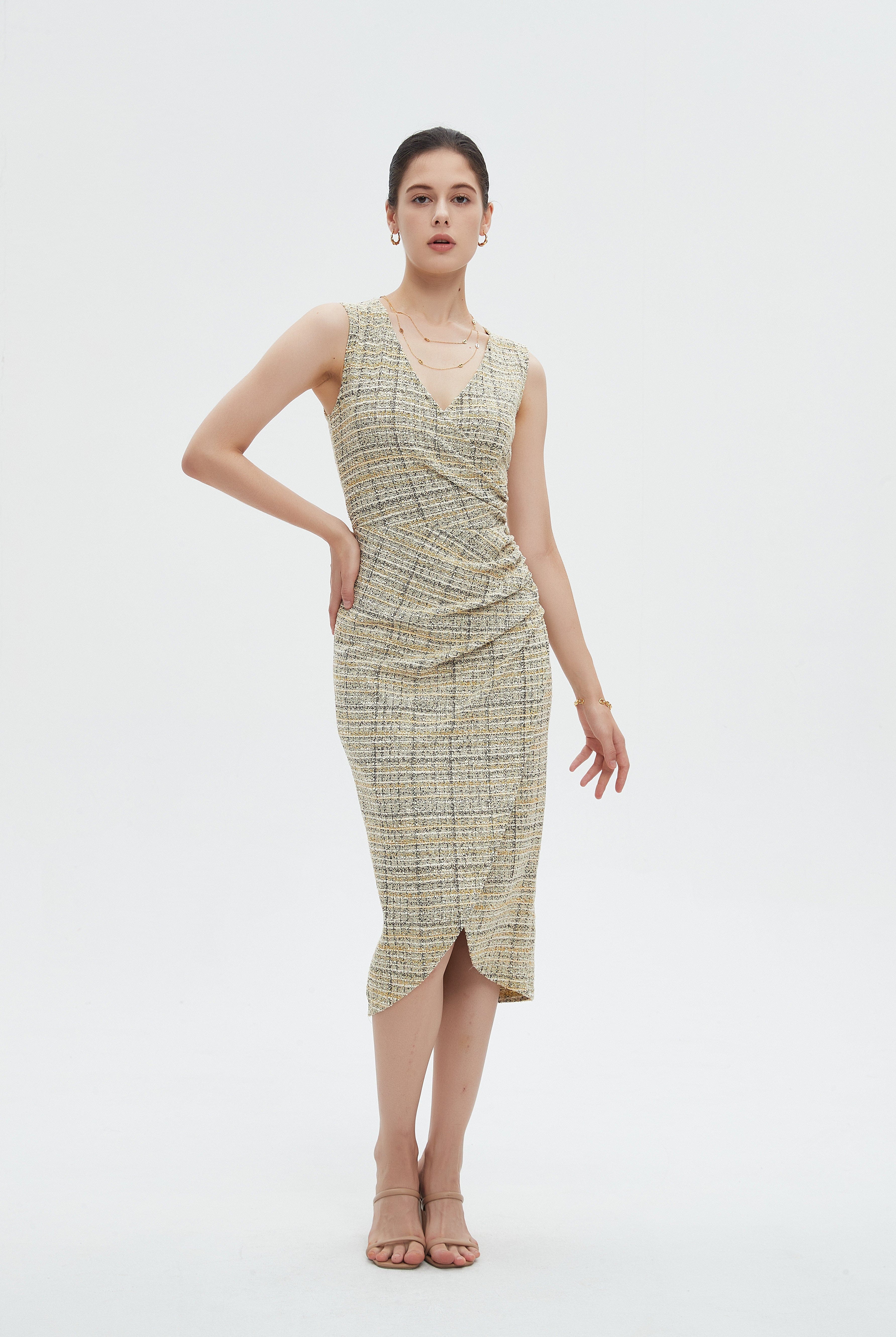 ميكا فستان نسائي كات ميدي بقصة لف